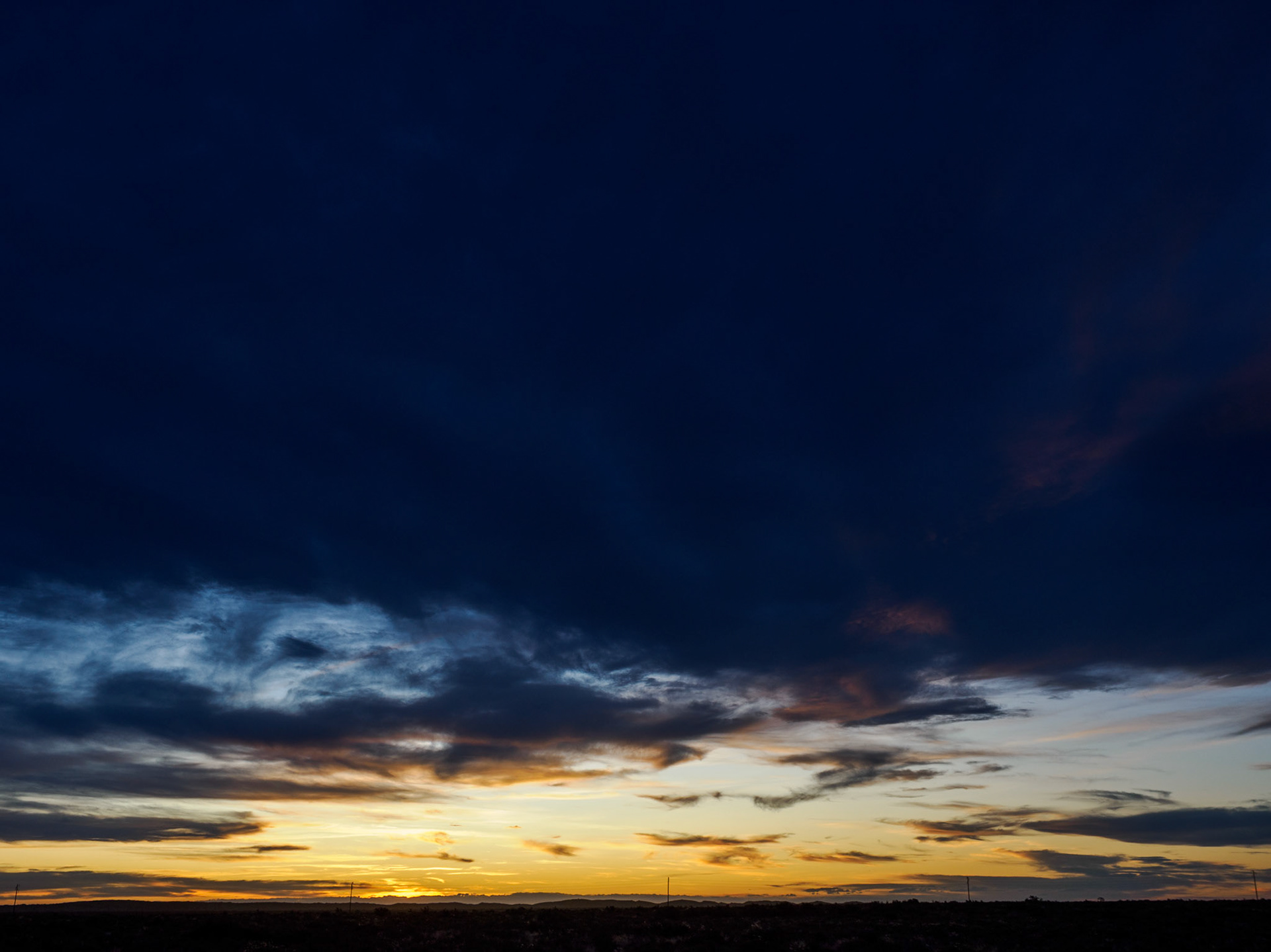 Sonnenuntergang auf der Peninsula Valdes