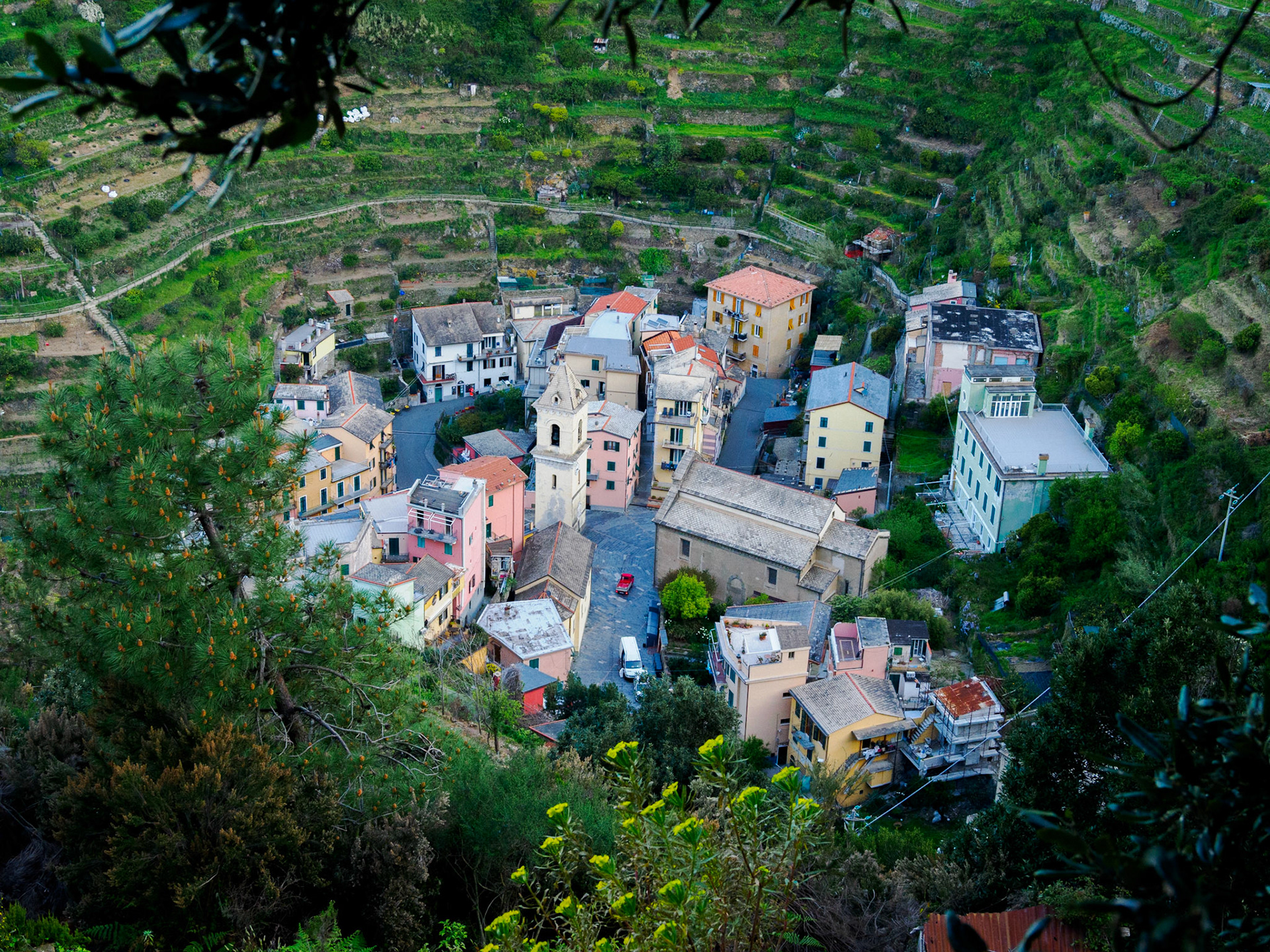 Manarola von Oben