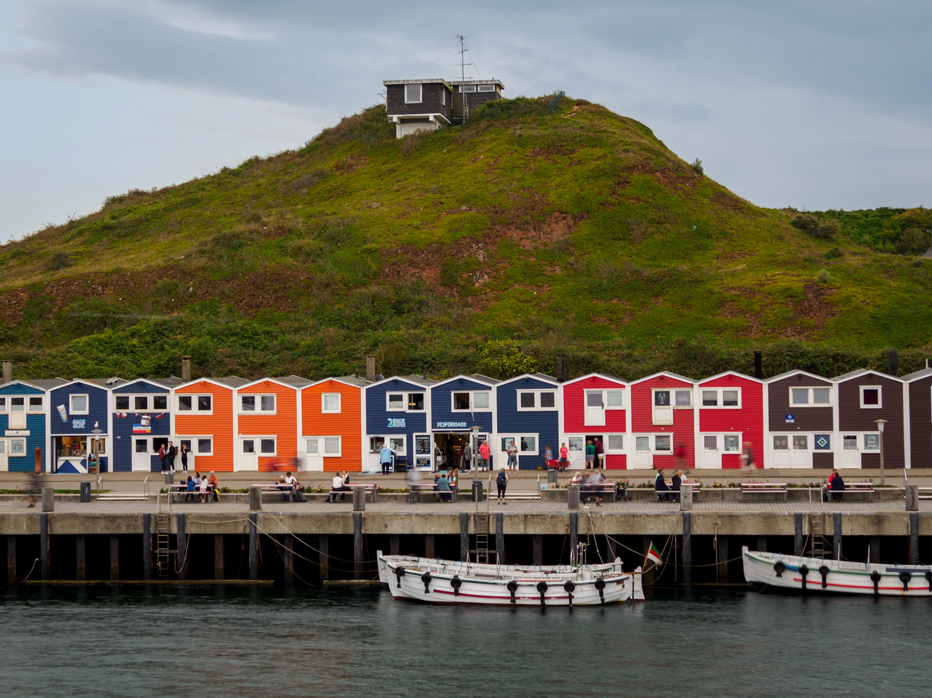 Die Hummerbuden auf Helgoland