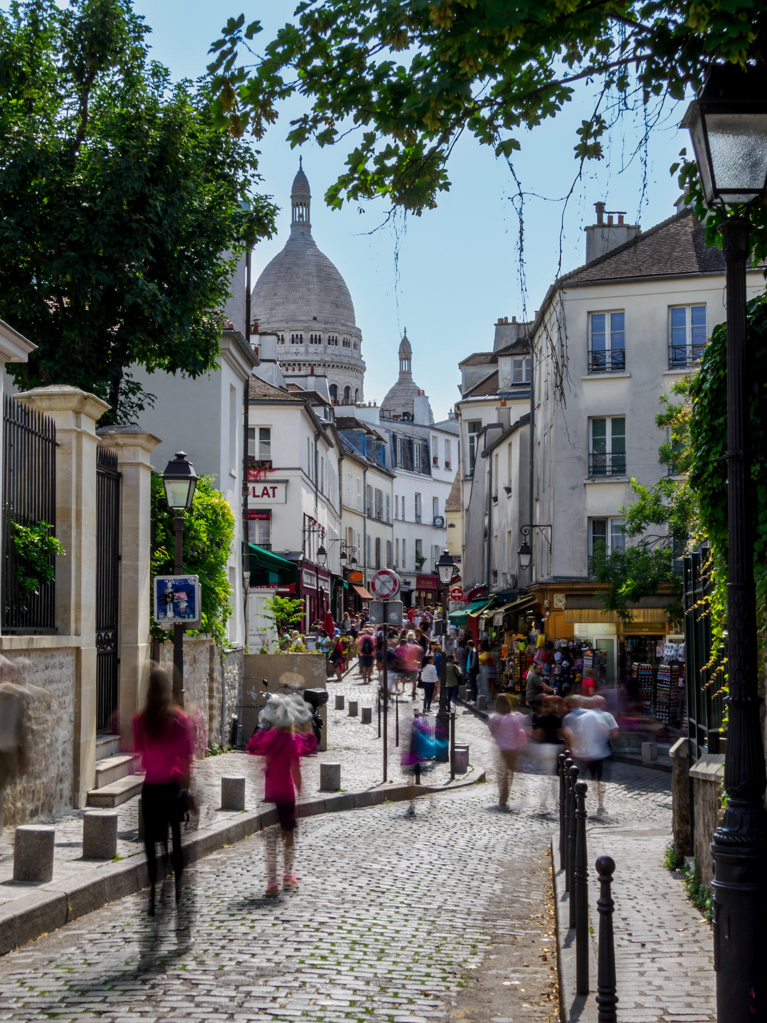 Rue Norvins in Montmartre