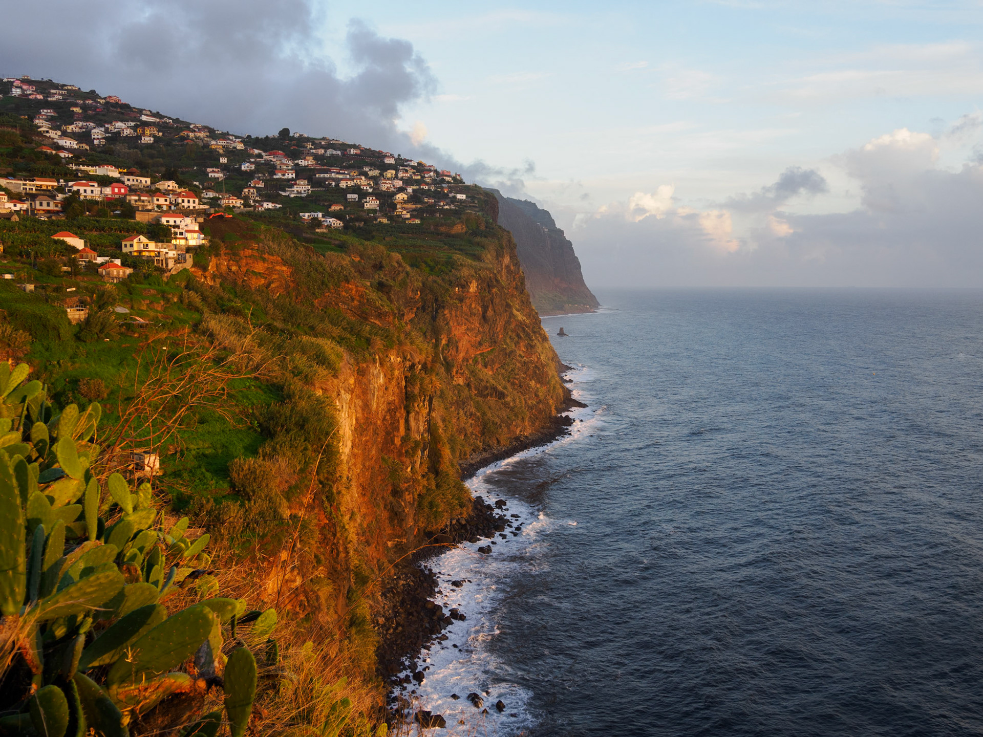Sonnenuntergang an der Küste