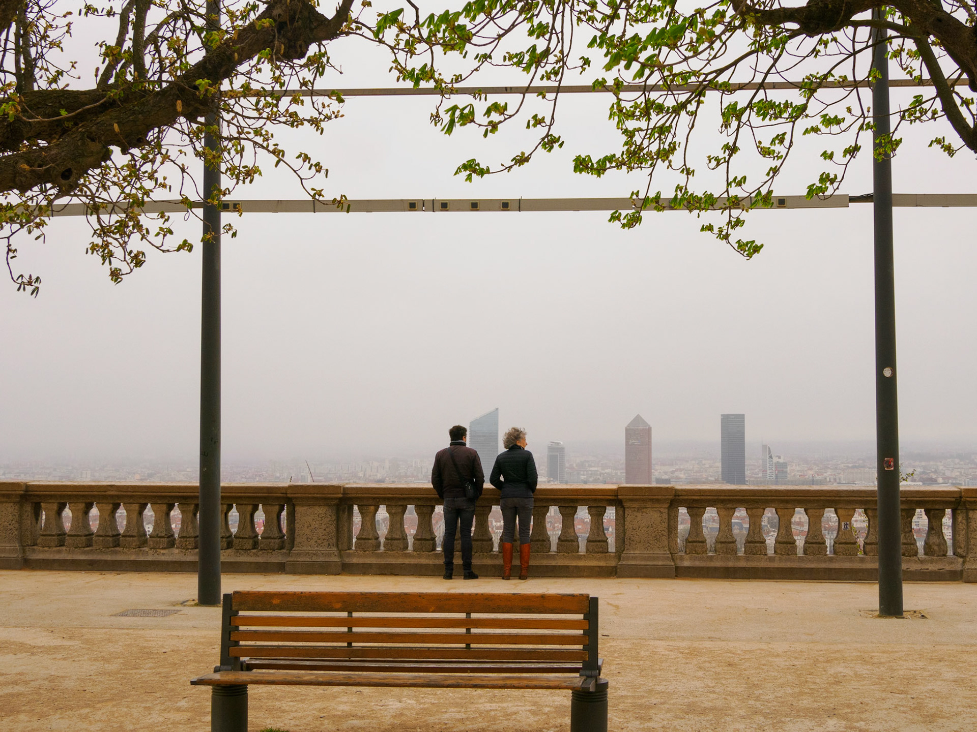 Blick vom Fouvière auf Lyon