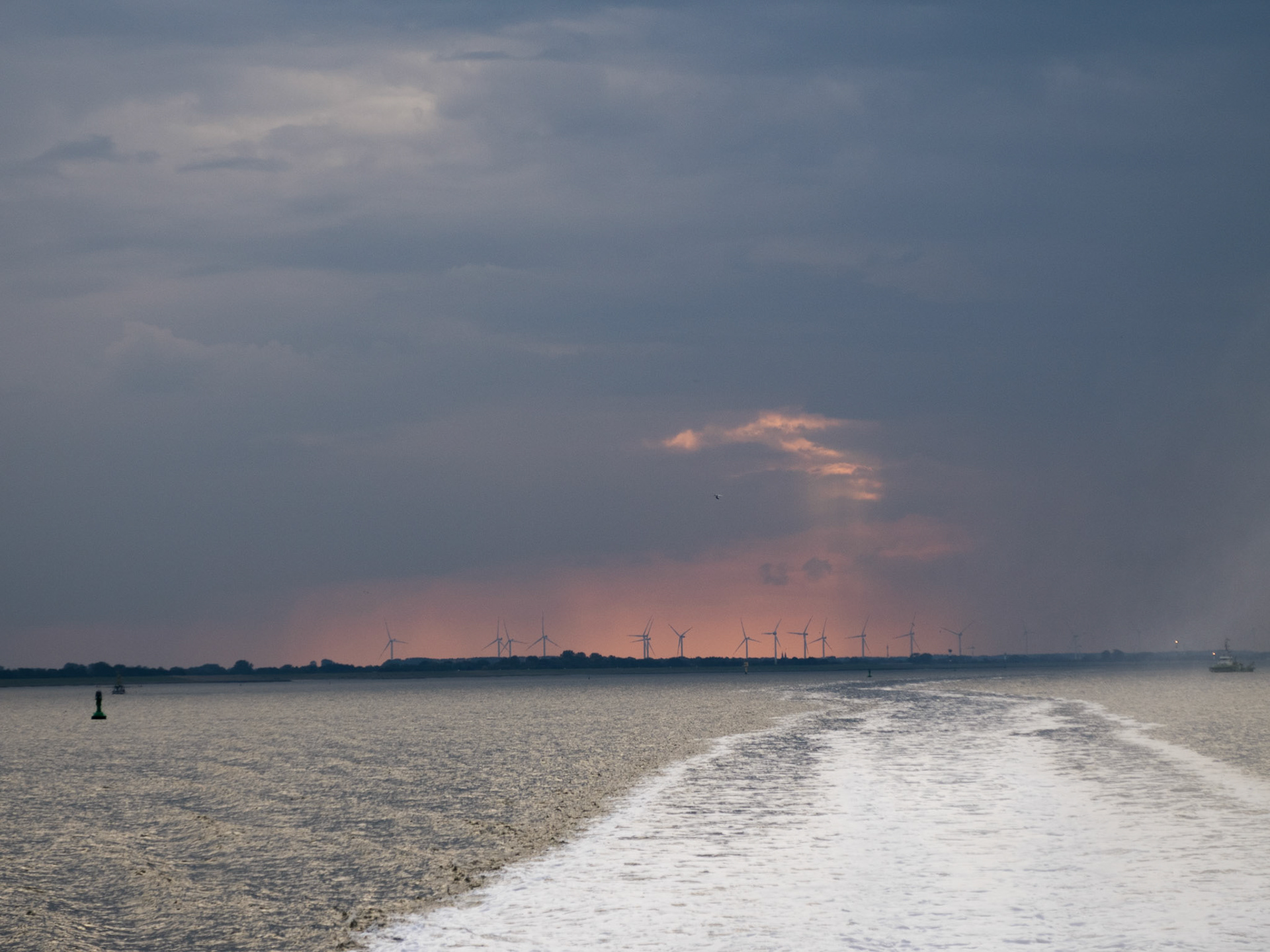 Elbe auf der Rückfahrt