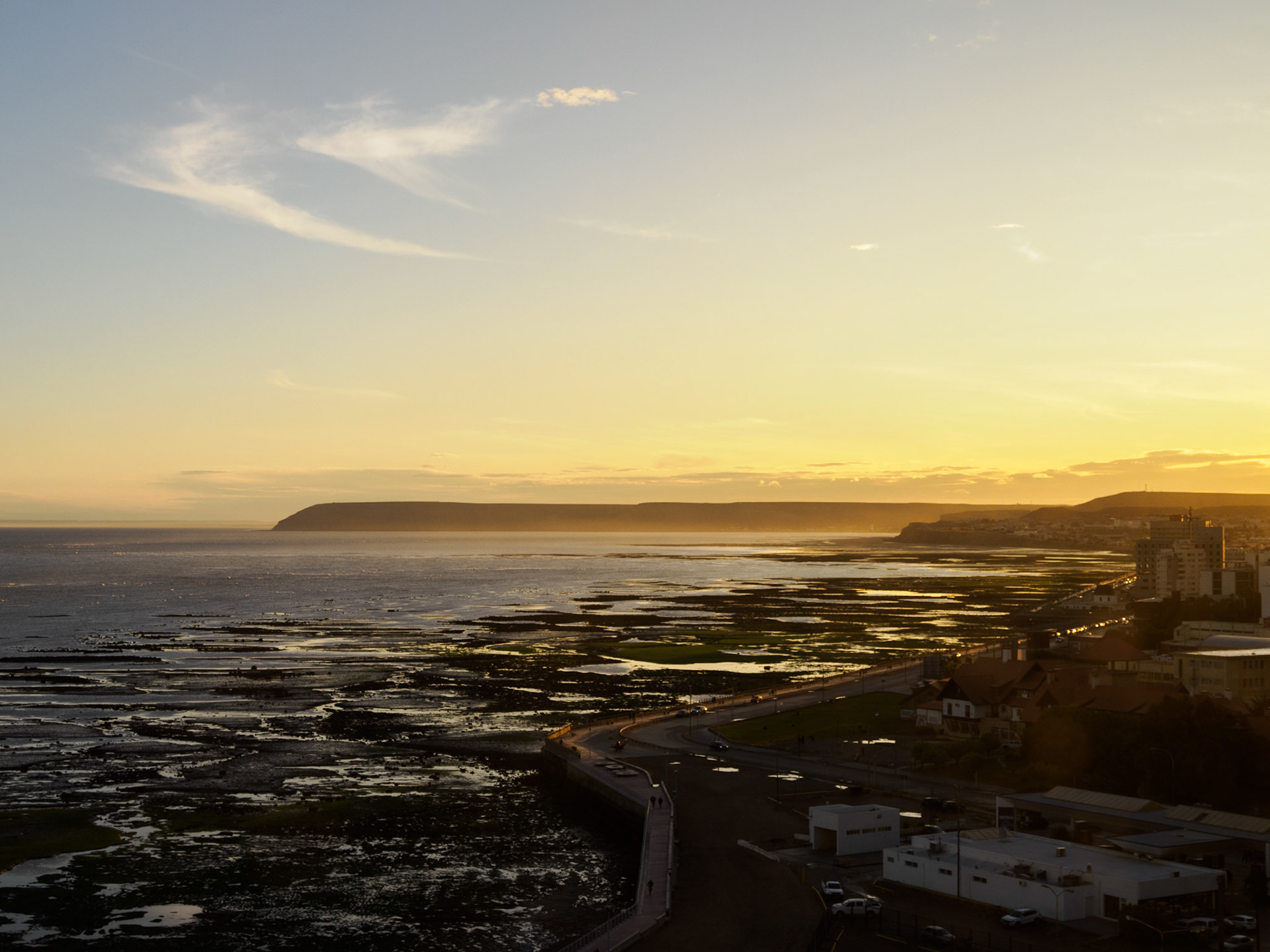 Sonnenuntergang in Comodoro Rivadavia