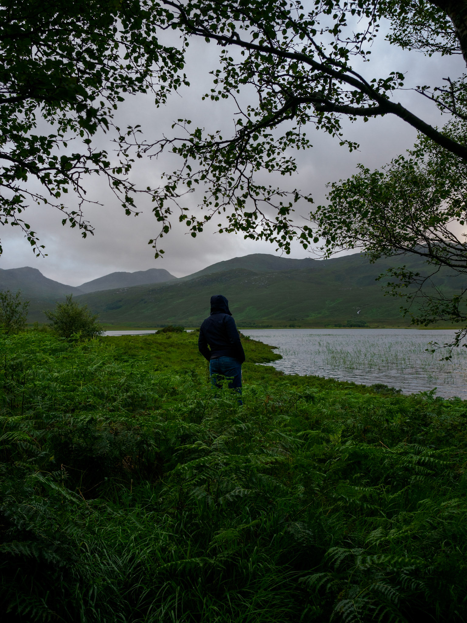 Zelten zwischen Loch Hope und Ben Hope