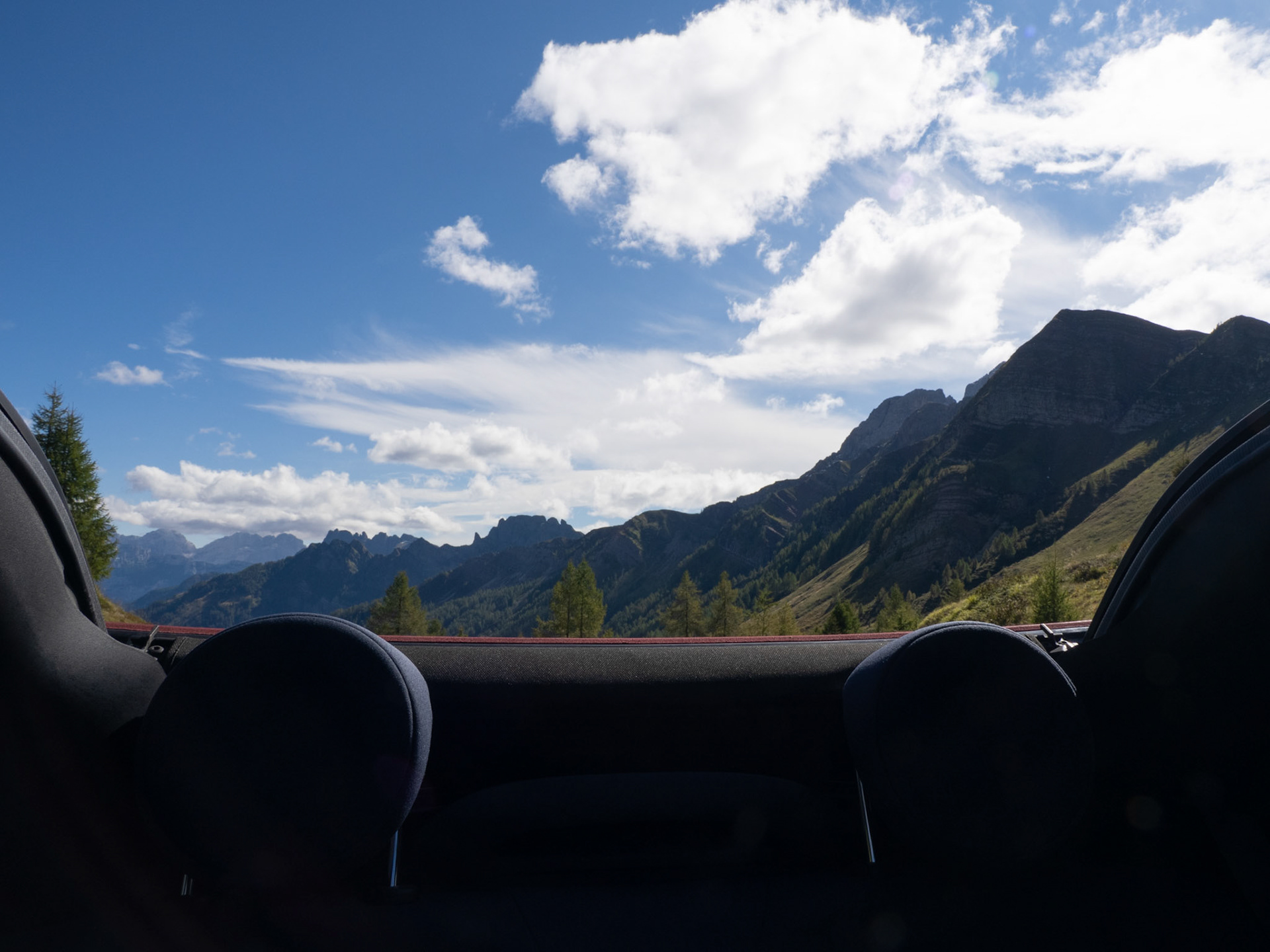 Blick aus unserem Reisemobil