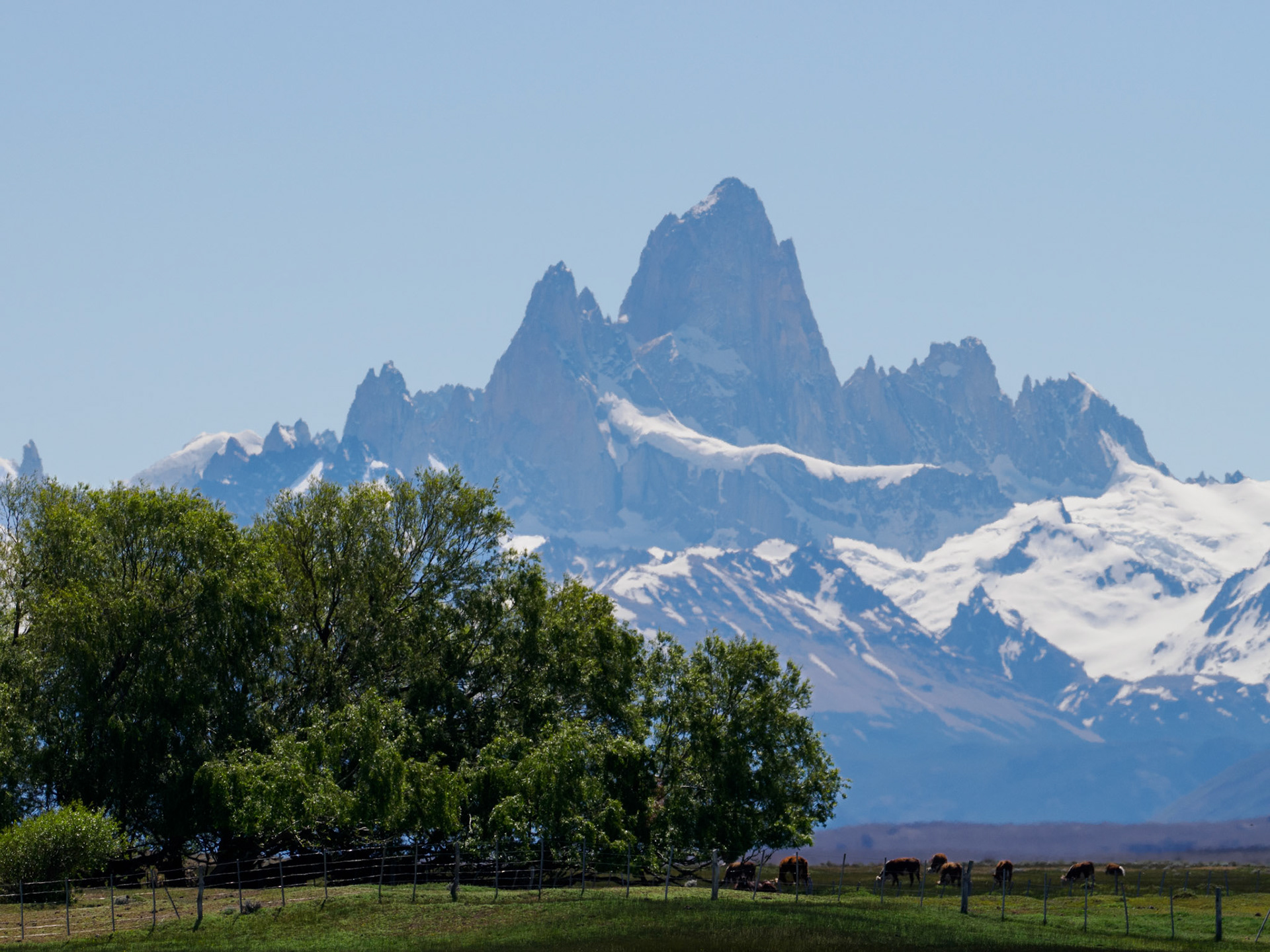 Estancia mit Ausblick auf den Fitz Roy