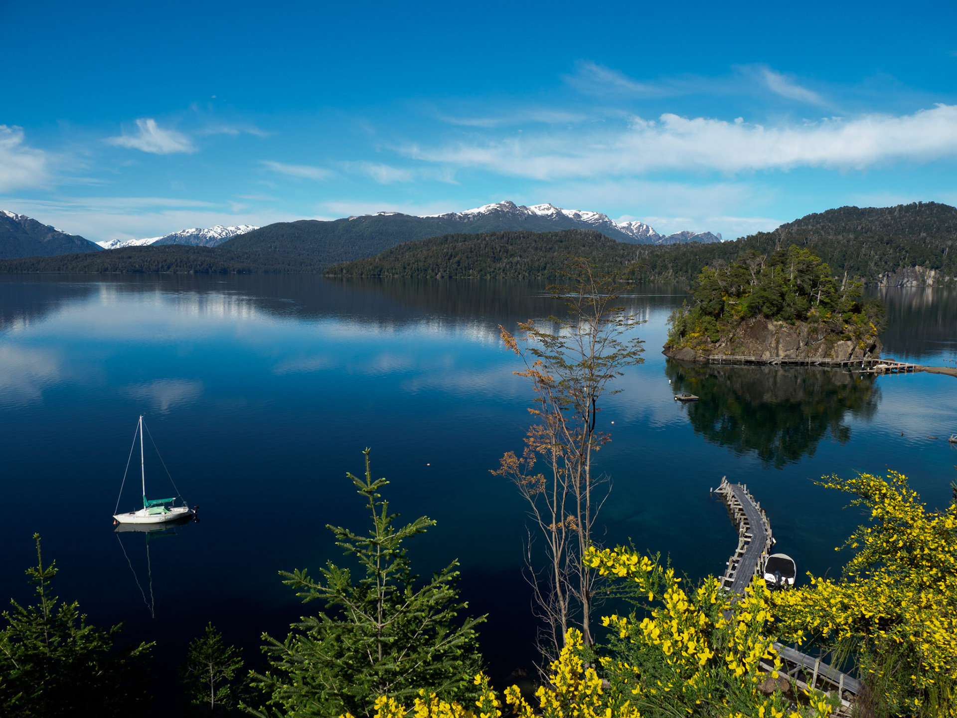 Morgens am Lago Nahuel Huapi