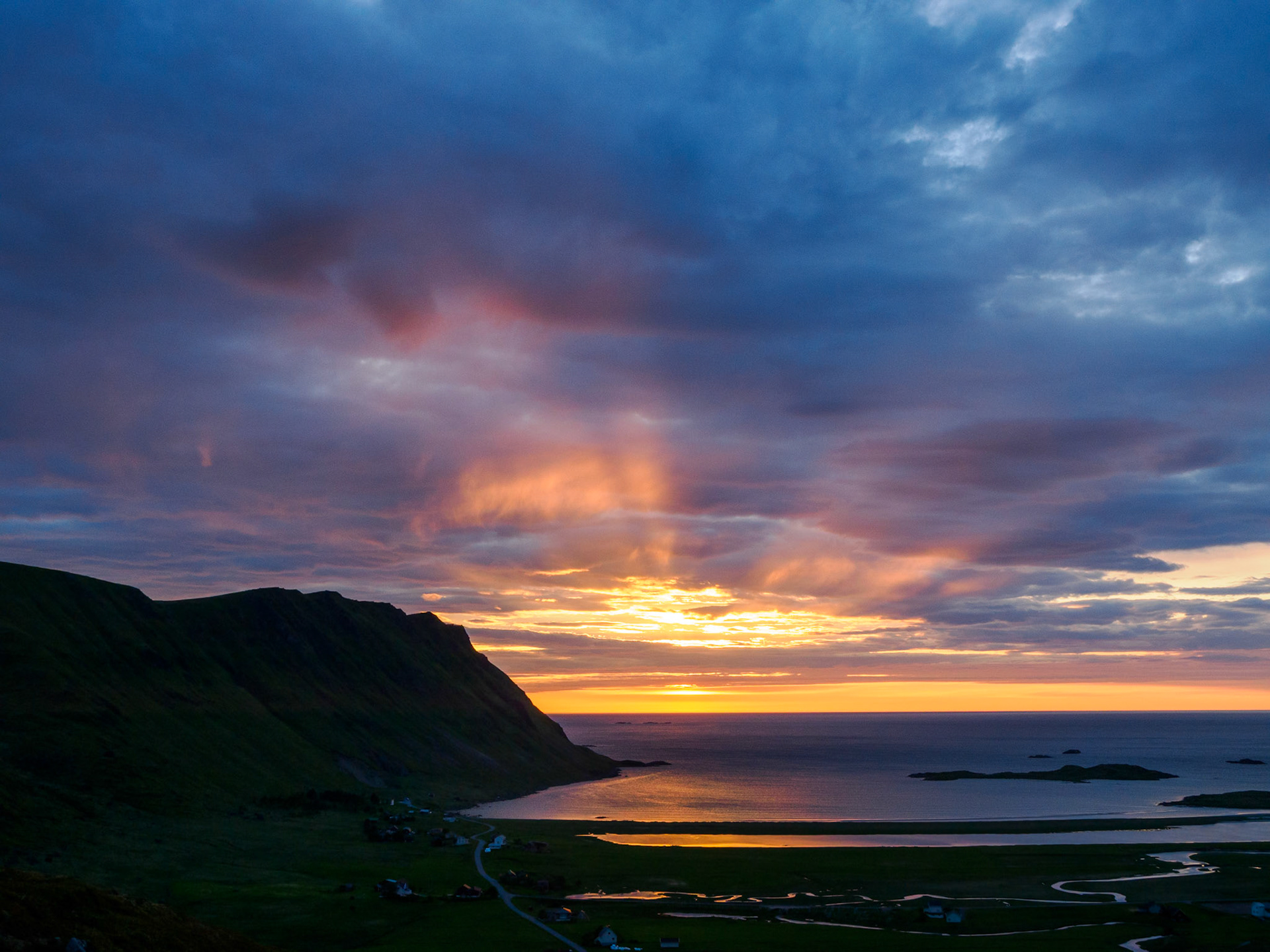 1:22 - die Sonne fängt an, wieder höher zu steigen