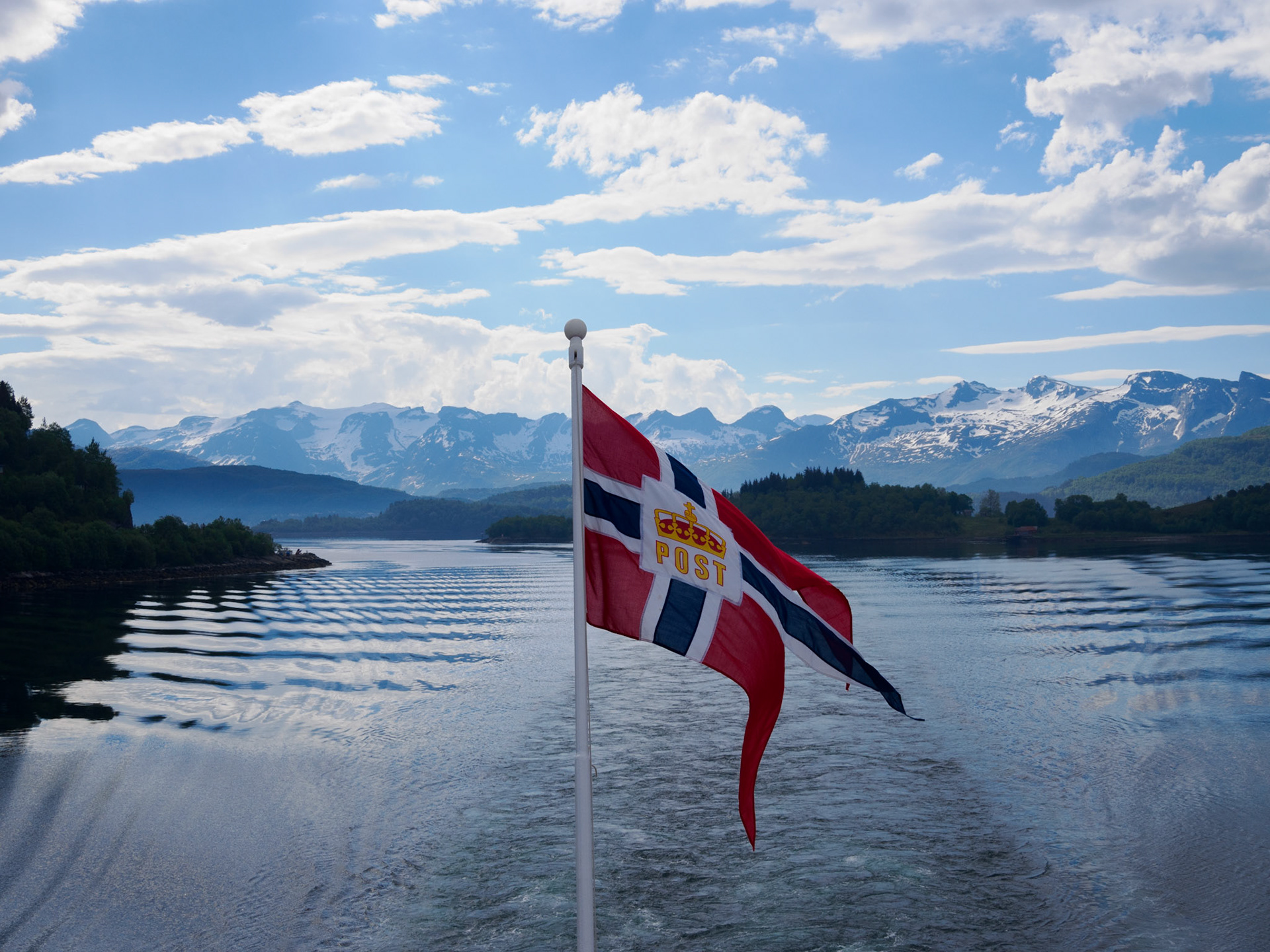 Fahrt mit dem Postschiff