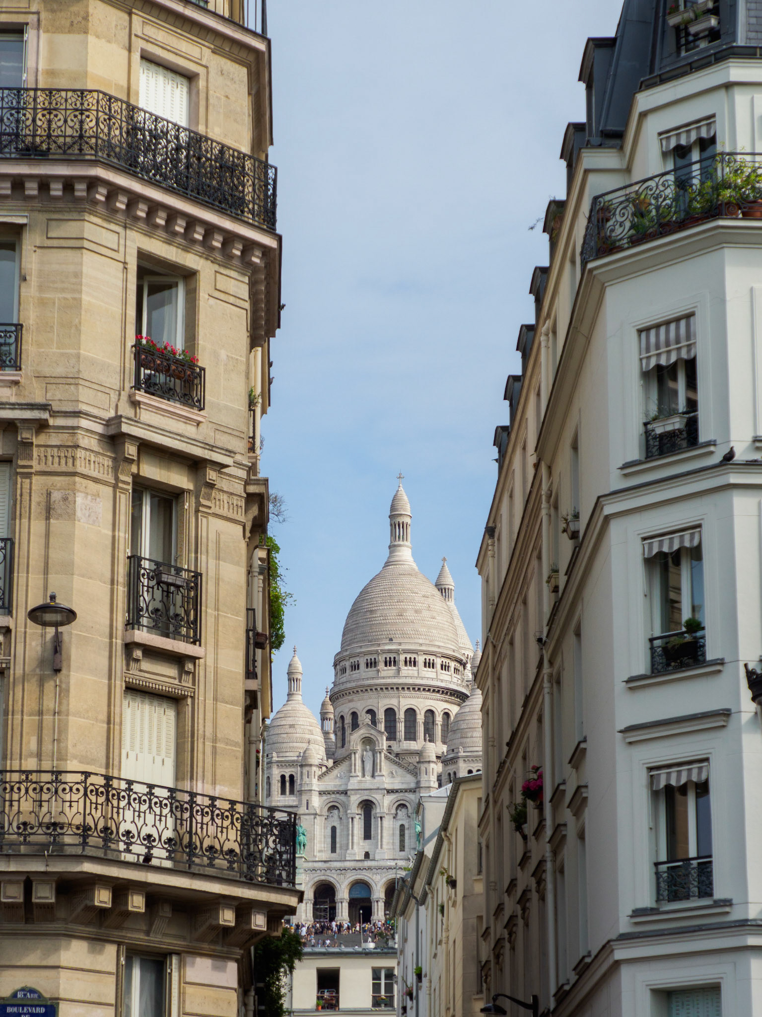 Blick entlang der Rue de Steinkerque