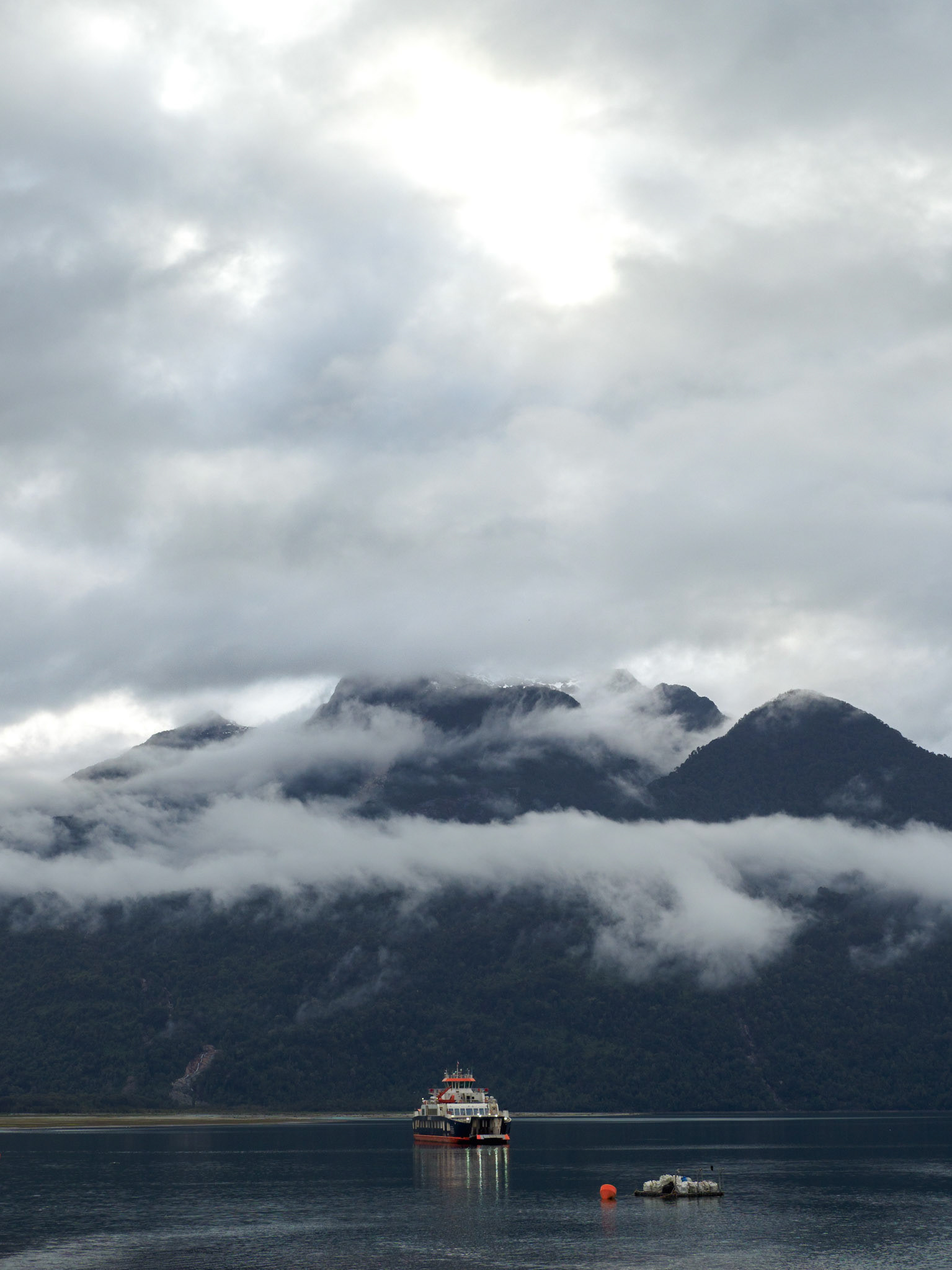 Unsere Fähre Richtung Süden wartet