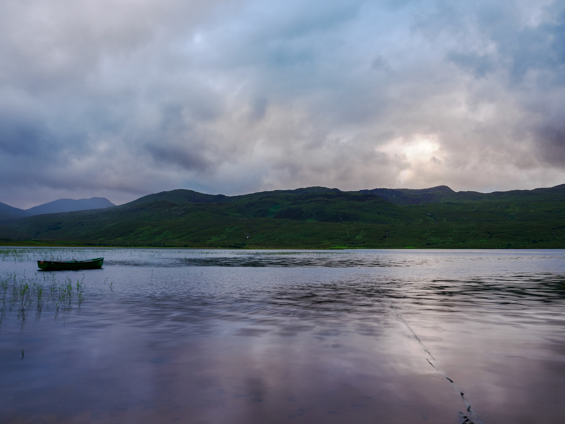 Zelten zwischen Loch Hope und Ben Hope