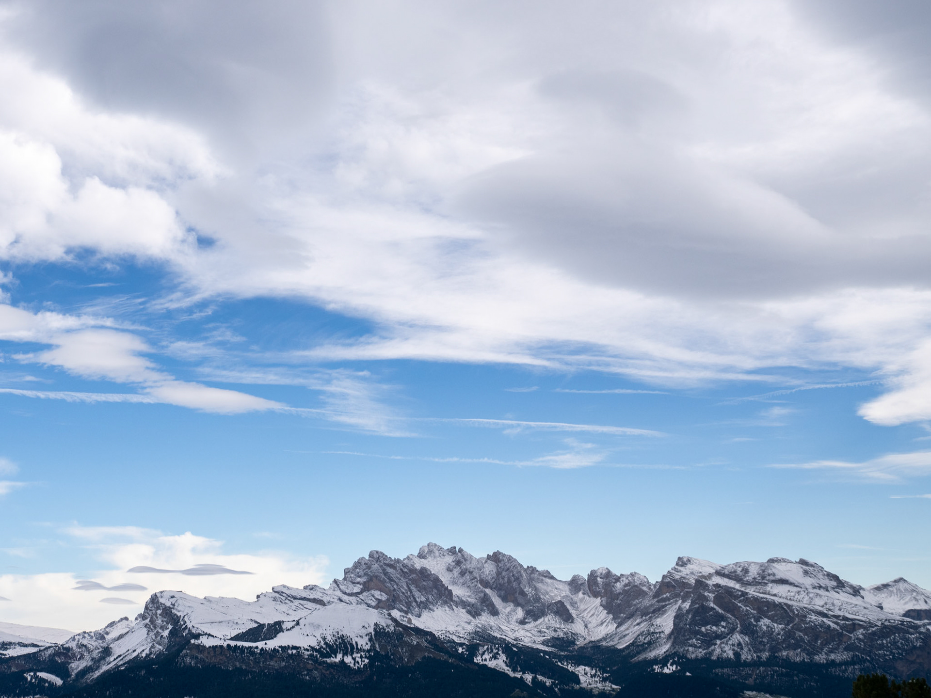 Panoroma von der Seiser Alm
