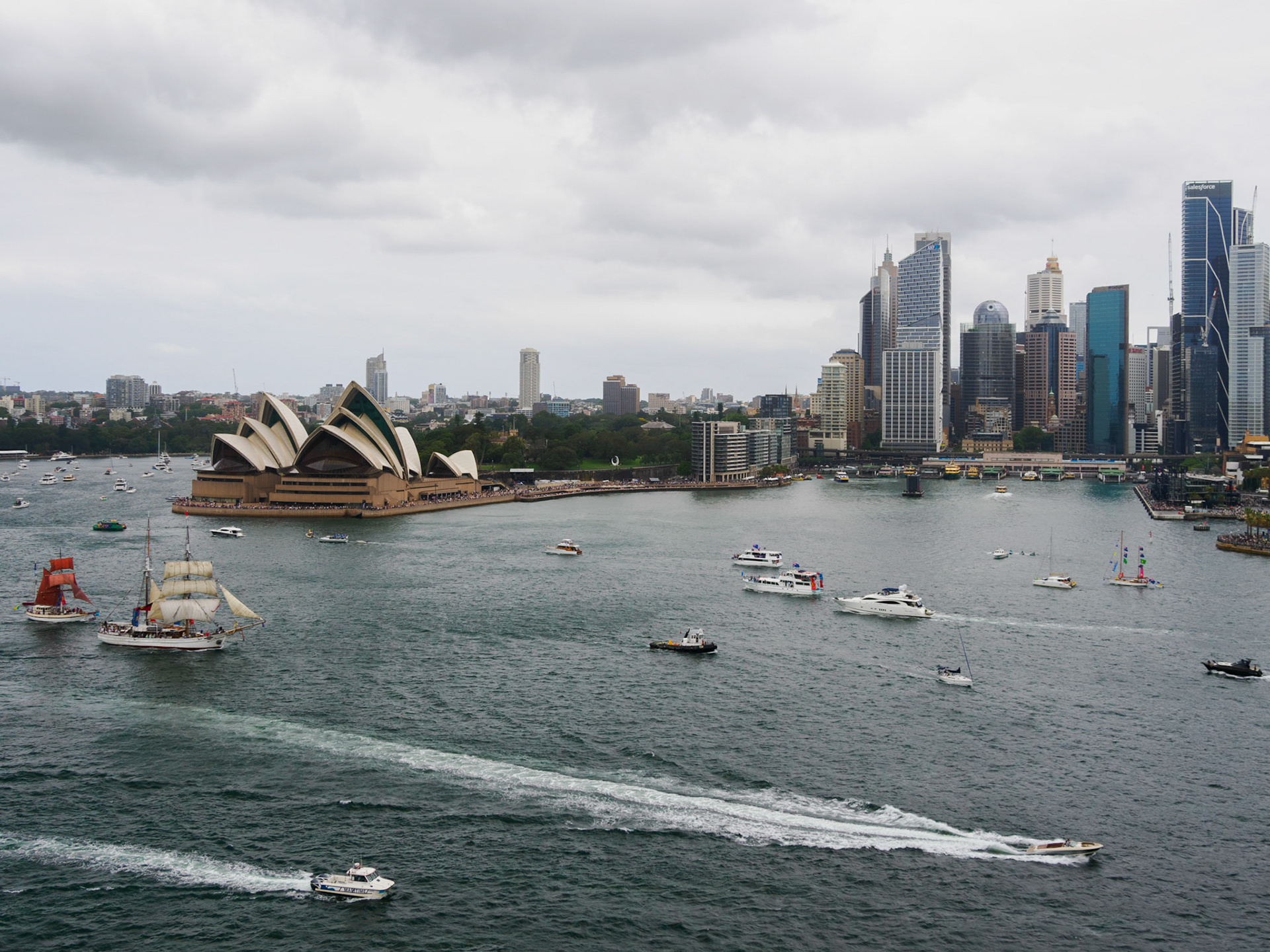 Blick auf die Oper &amp; Circular Quay