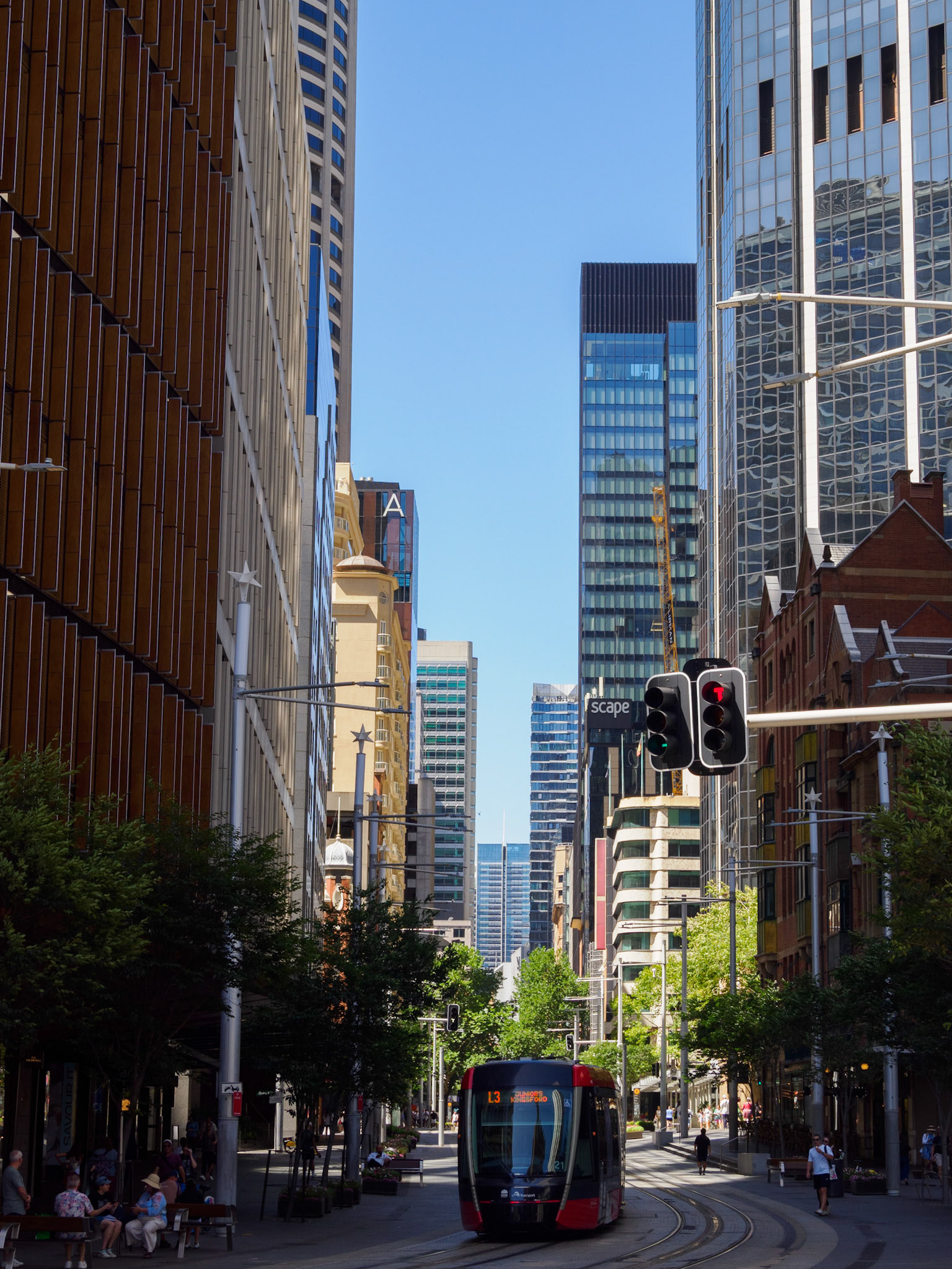 Tram in der George Street