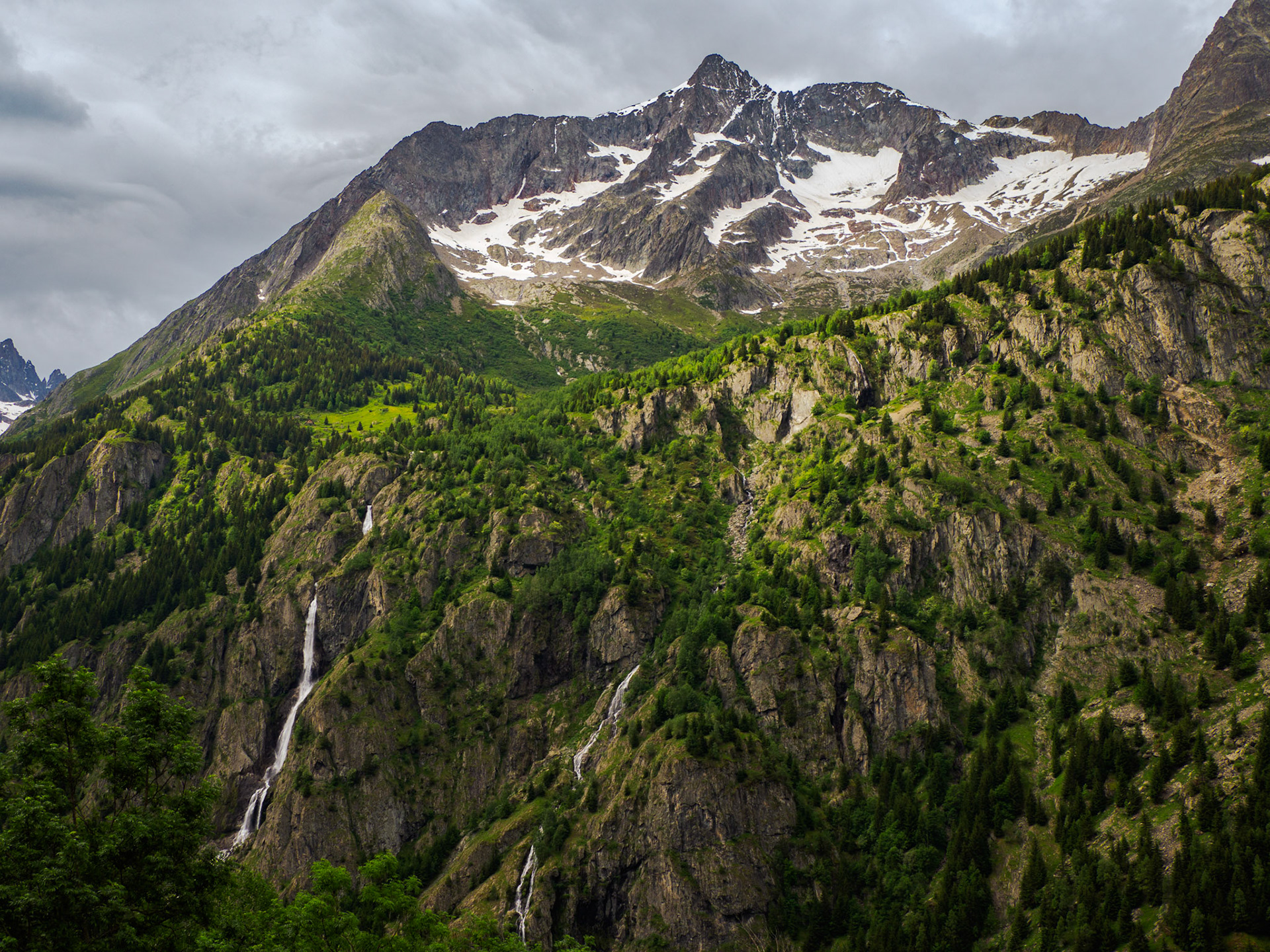Wasserfälle im Nationalpark Écrins