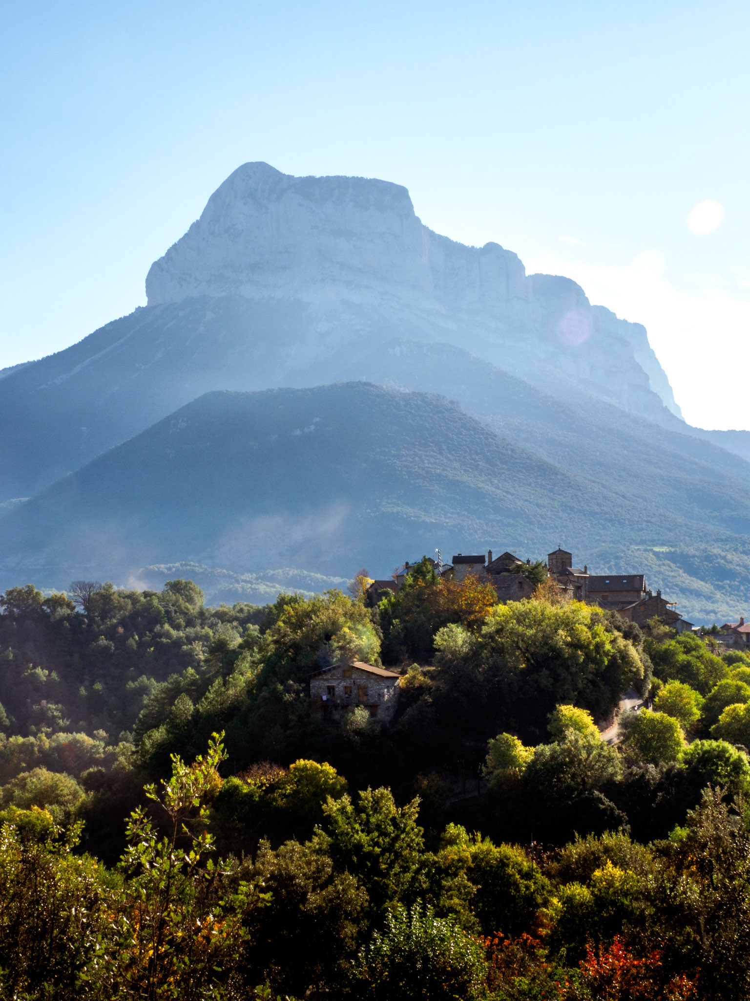 Auf der Straße von Nerín nach Ainsa