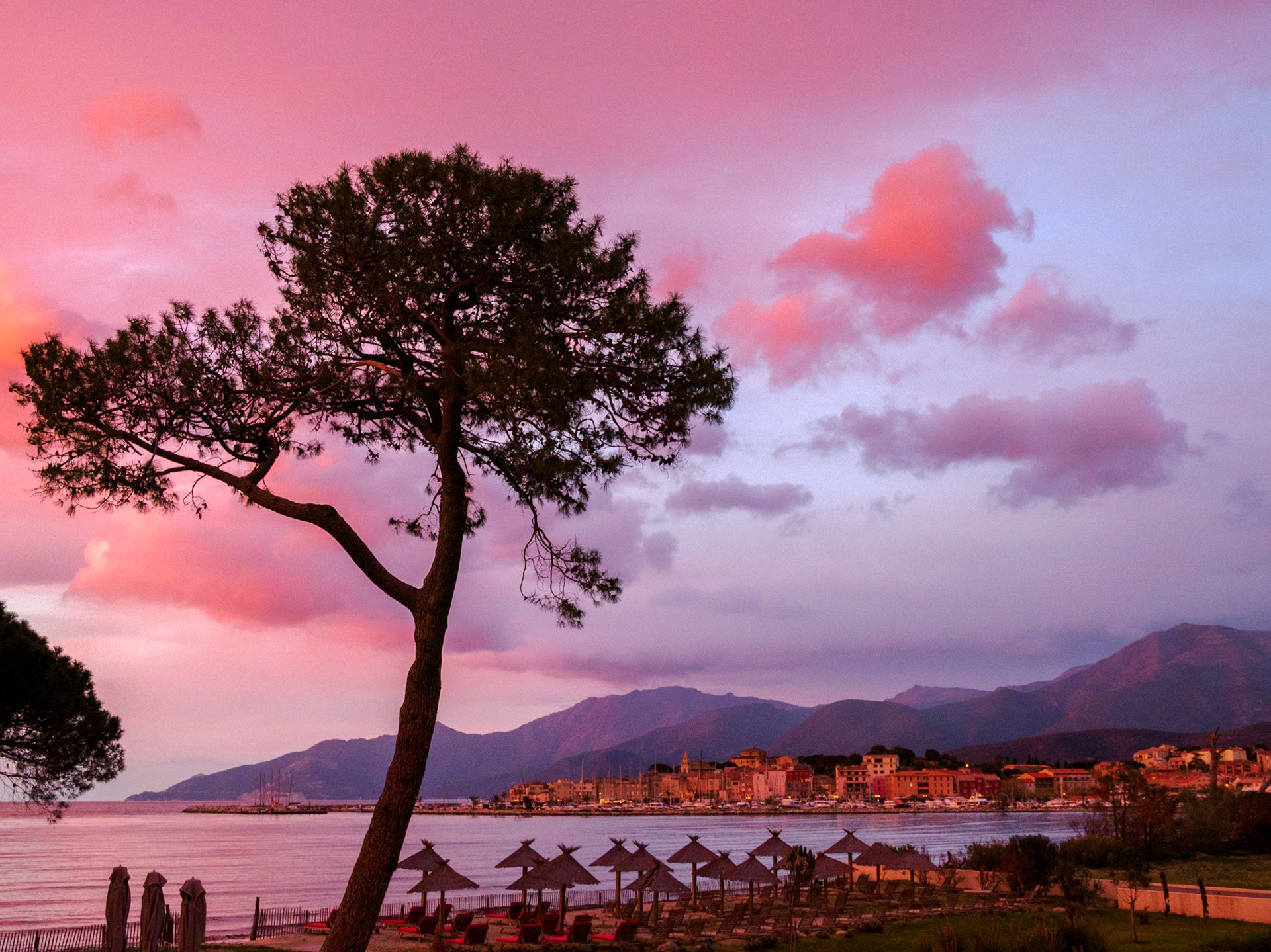 Sonnenuntergang in Saint-Floent
