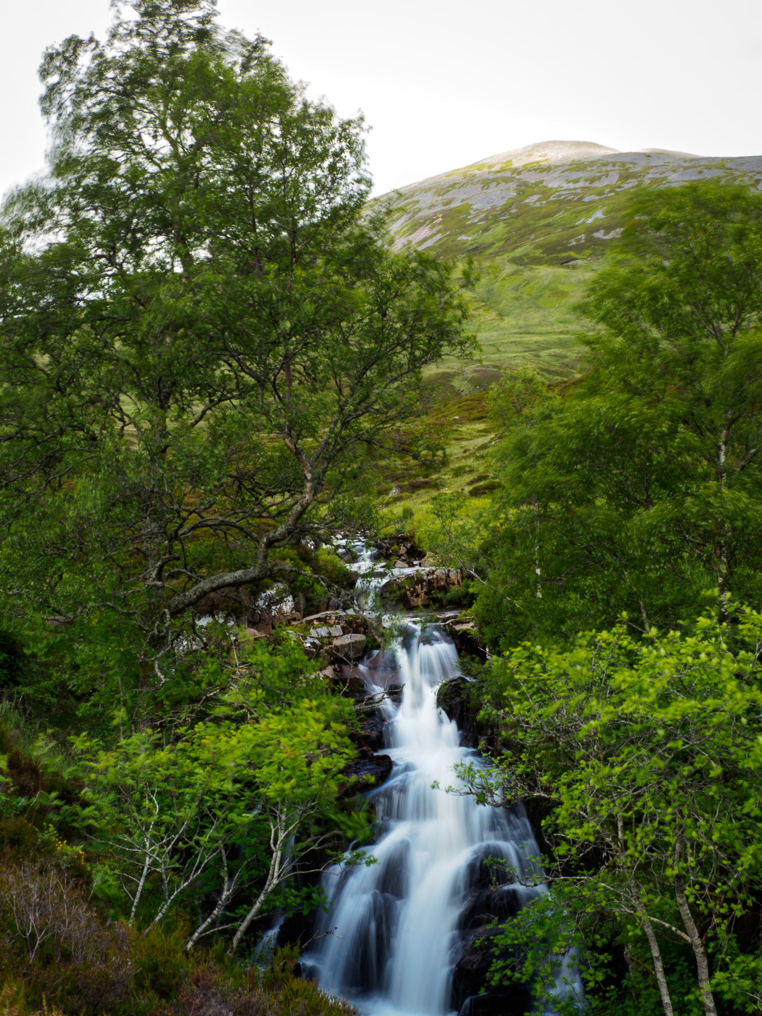 Waterfall in the southern Cairngorms