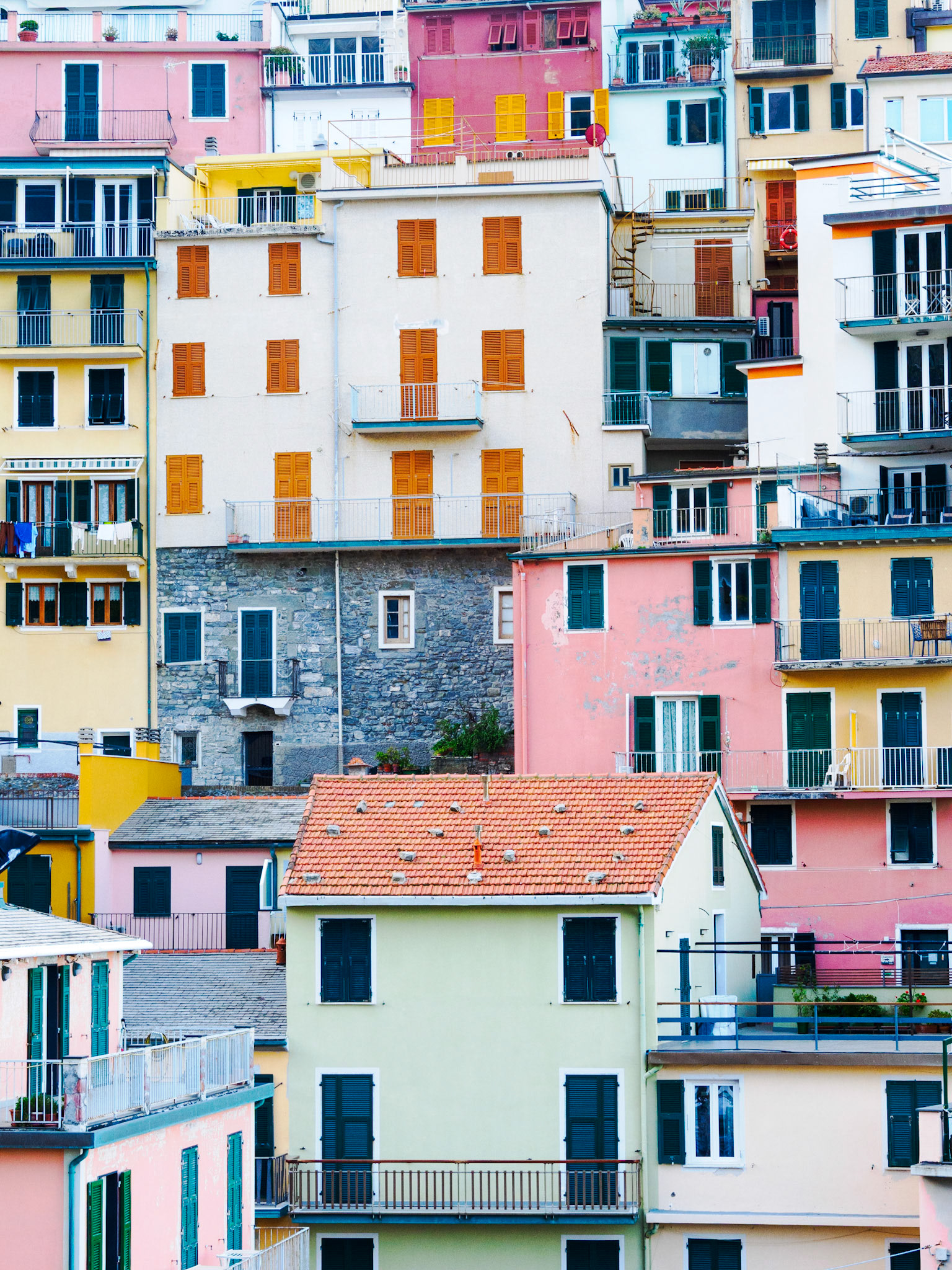 Bunte Häuser in Manarola