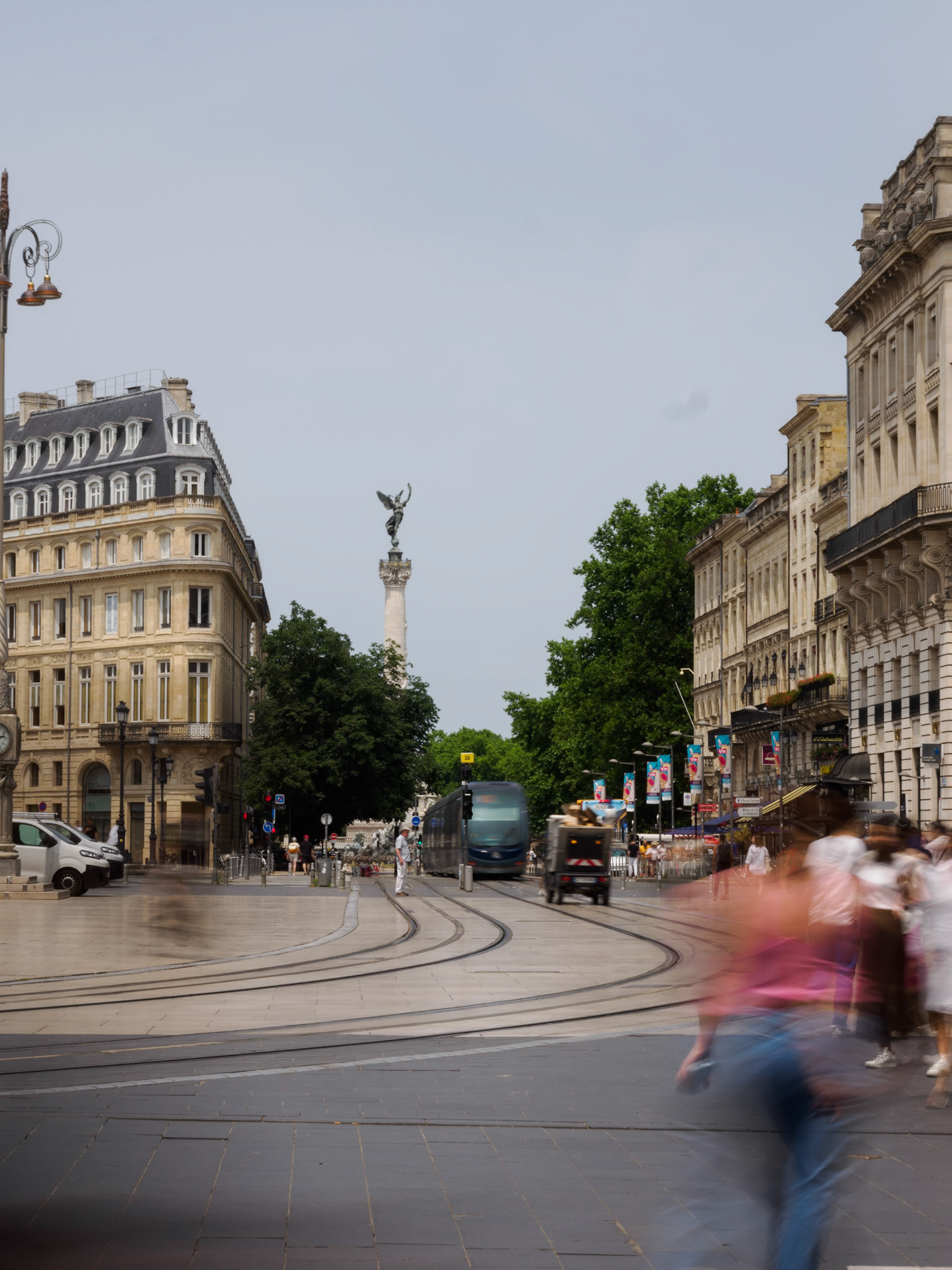 Vor der Oper von Bordeaux