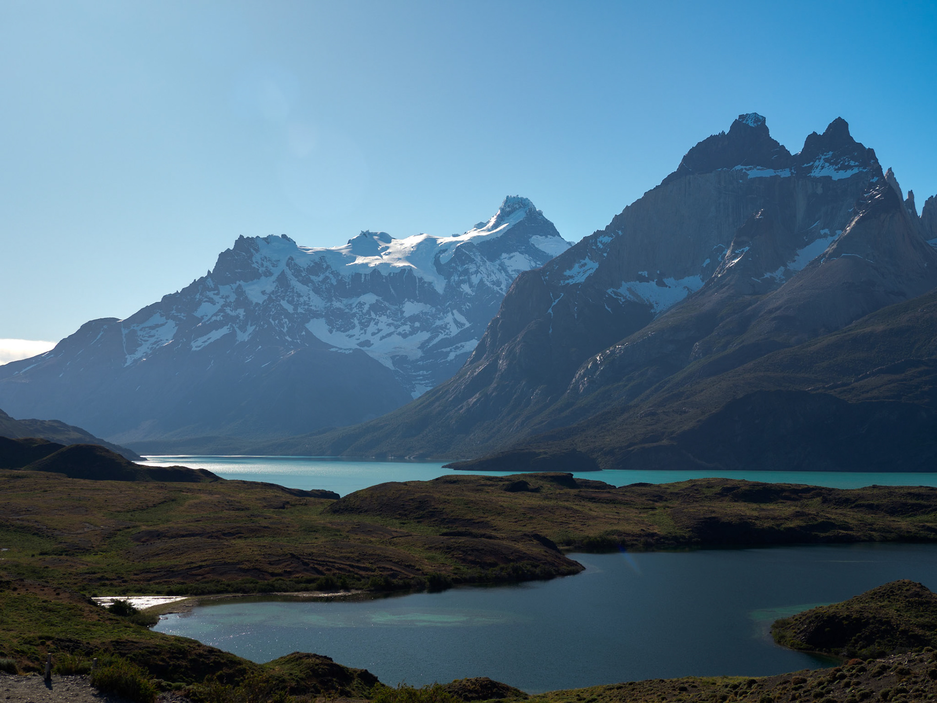 Mirador Lago Nordenskjöld im Abendlicht