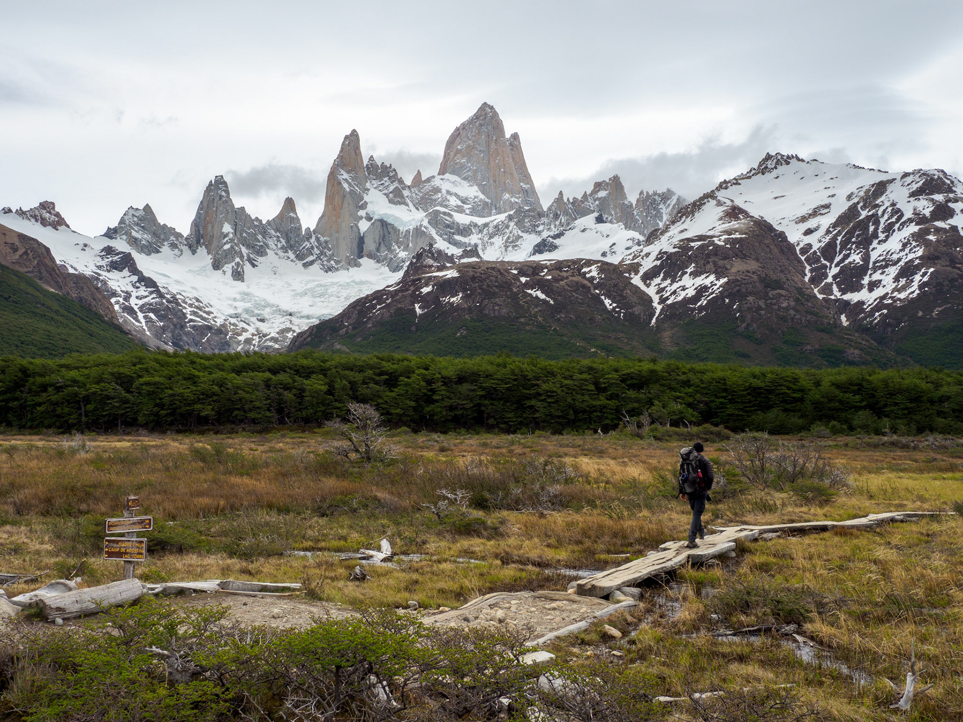 Auf dem Weg zum Zeltplatz