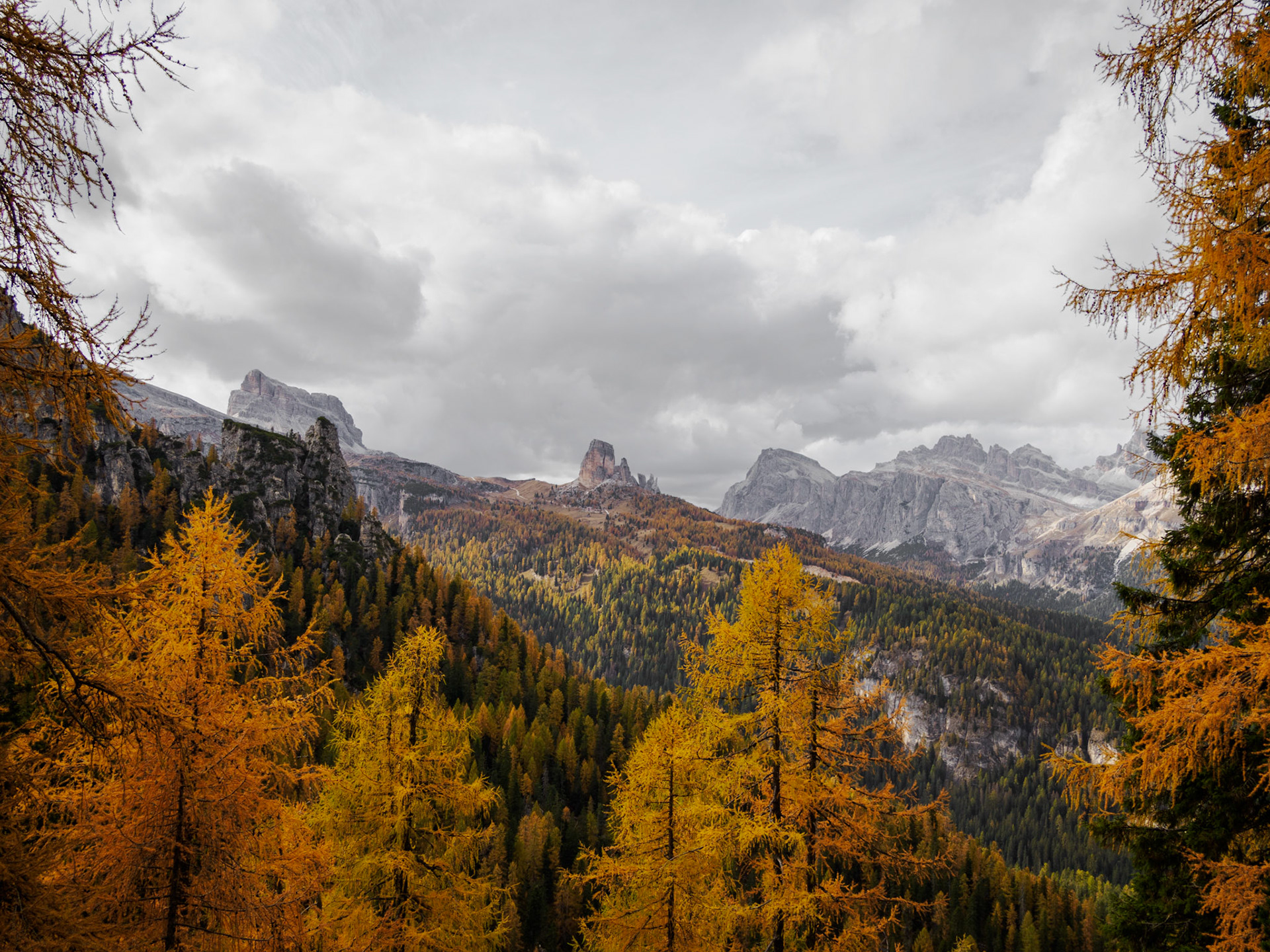 Blick auf die Cinque Torri