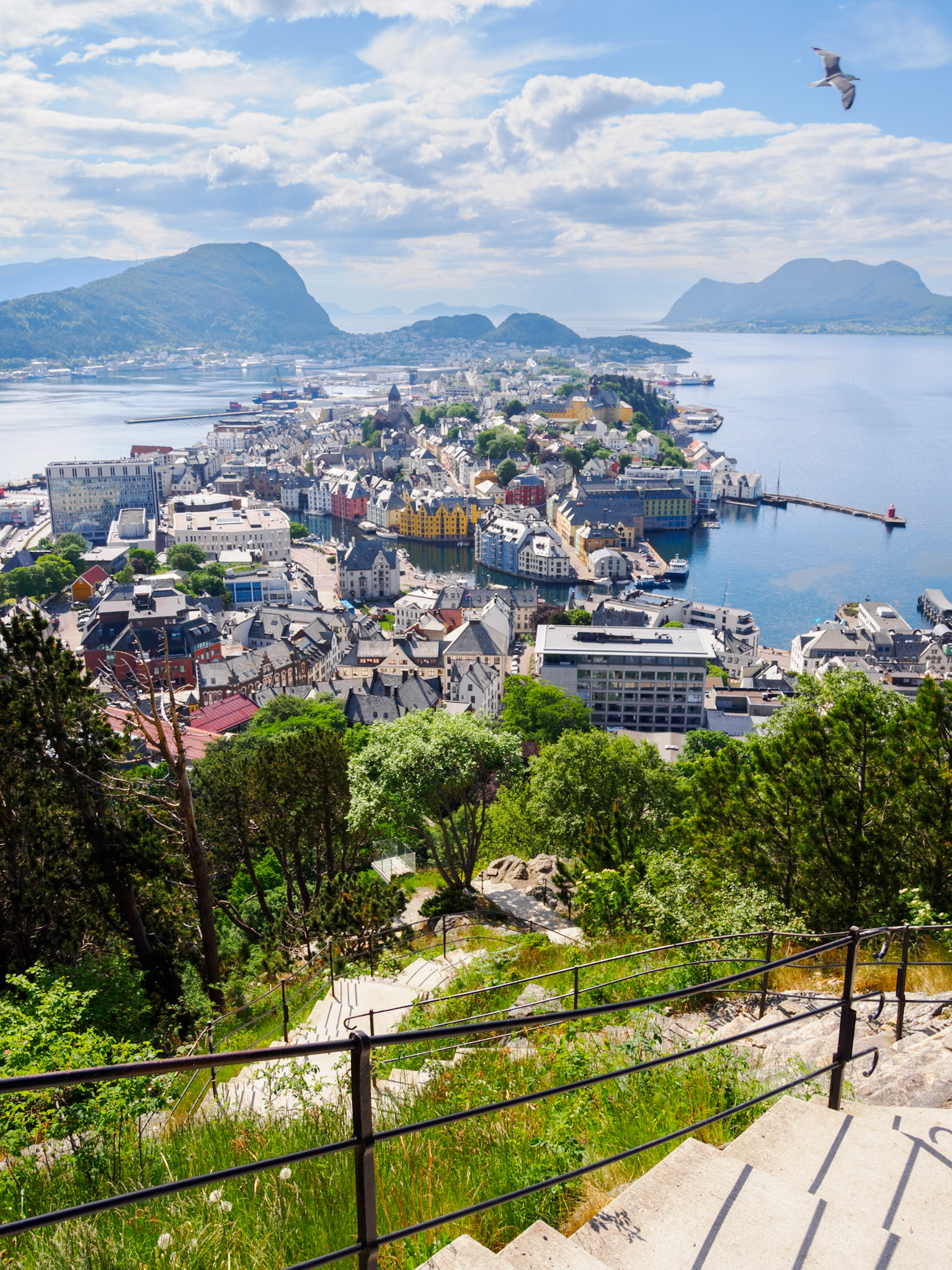 Blick über Ålesund