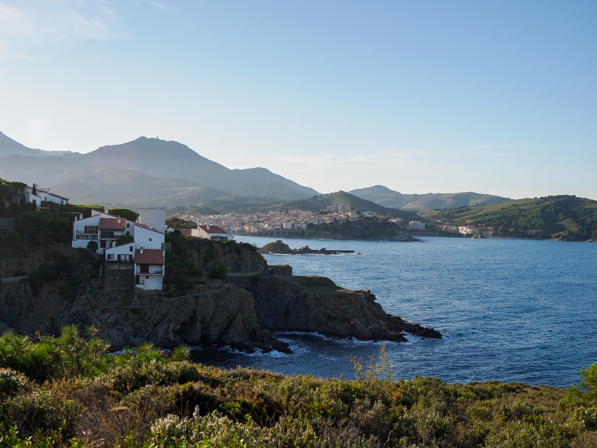 An der Mittelmeerküste in Banyuls-sur-Mer