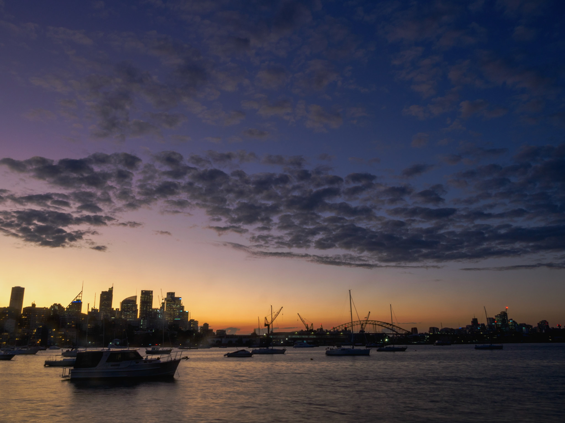 Sydney im Sonnenuntergang