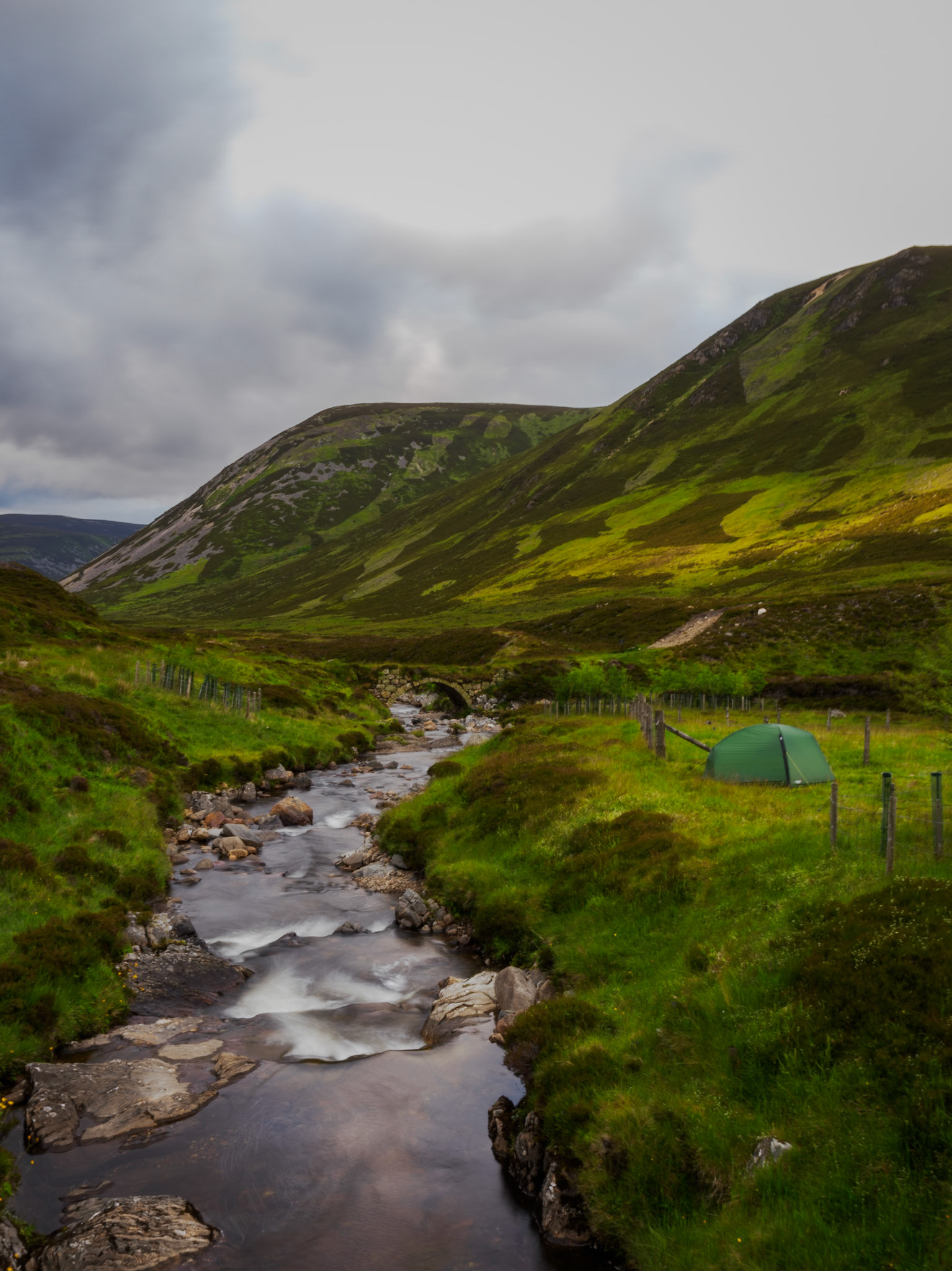 Entlang der Straße nach Braemar - Southern Cairngorms