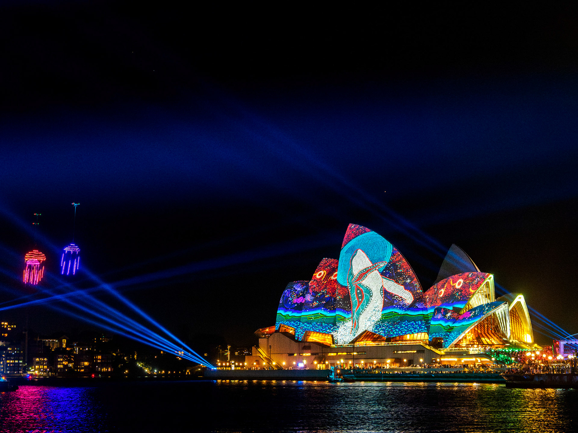 Kunstinstallation zum Australia Day