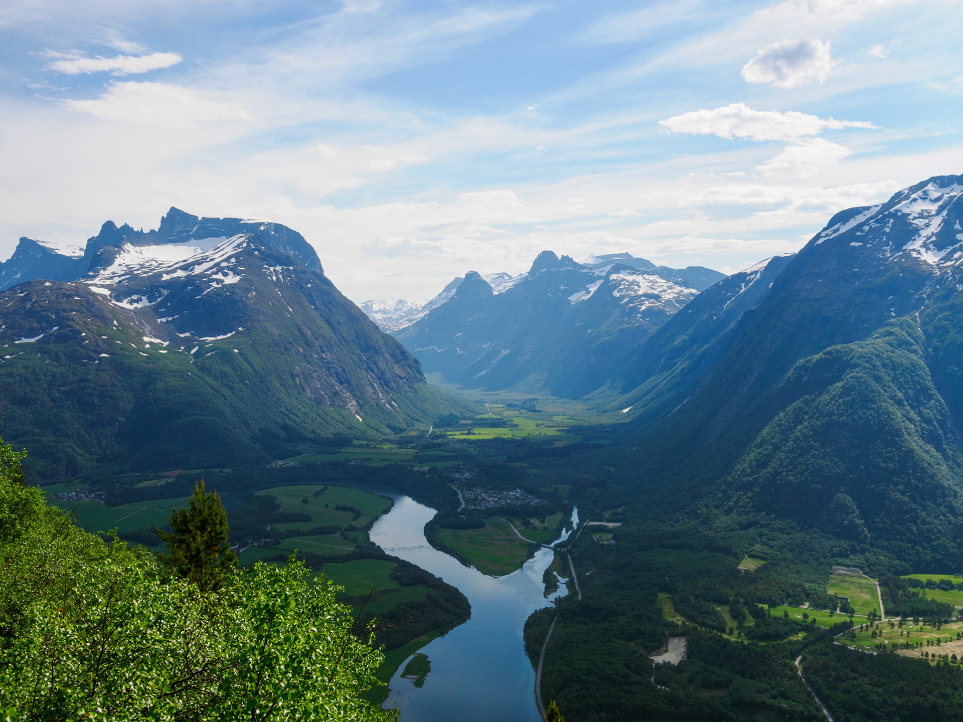 Blick über Åndalsnes