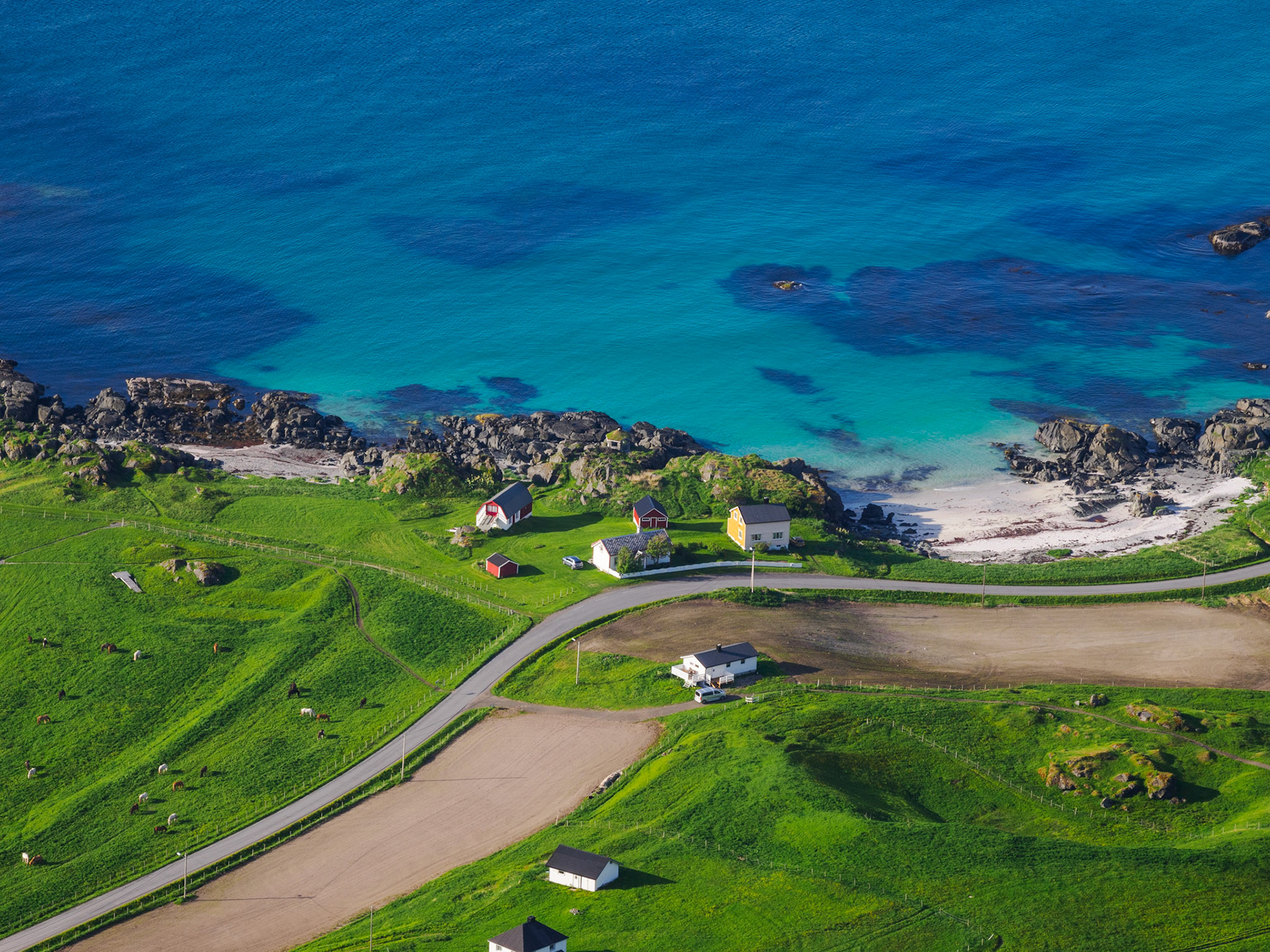 Blick vom Berg Hoven