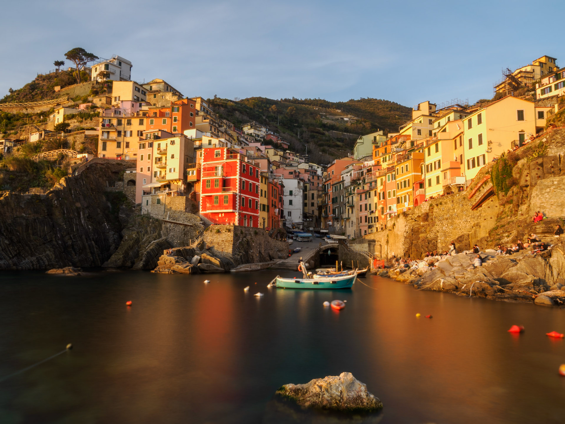 Sonnenuntergang in Riomaggiore