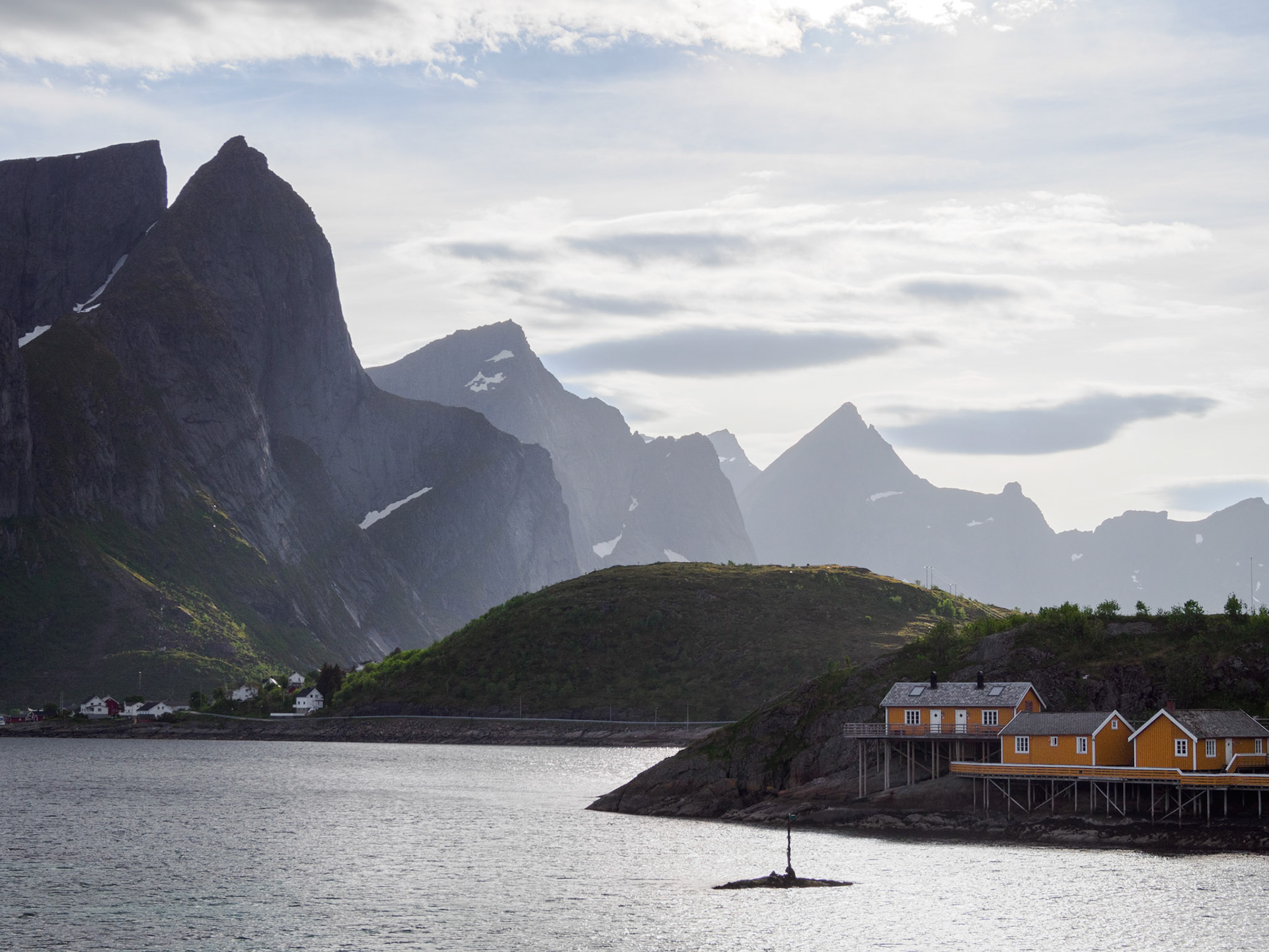 Licht und Wolken in Reine