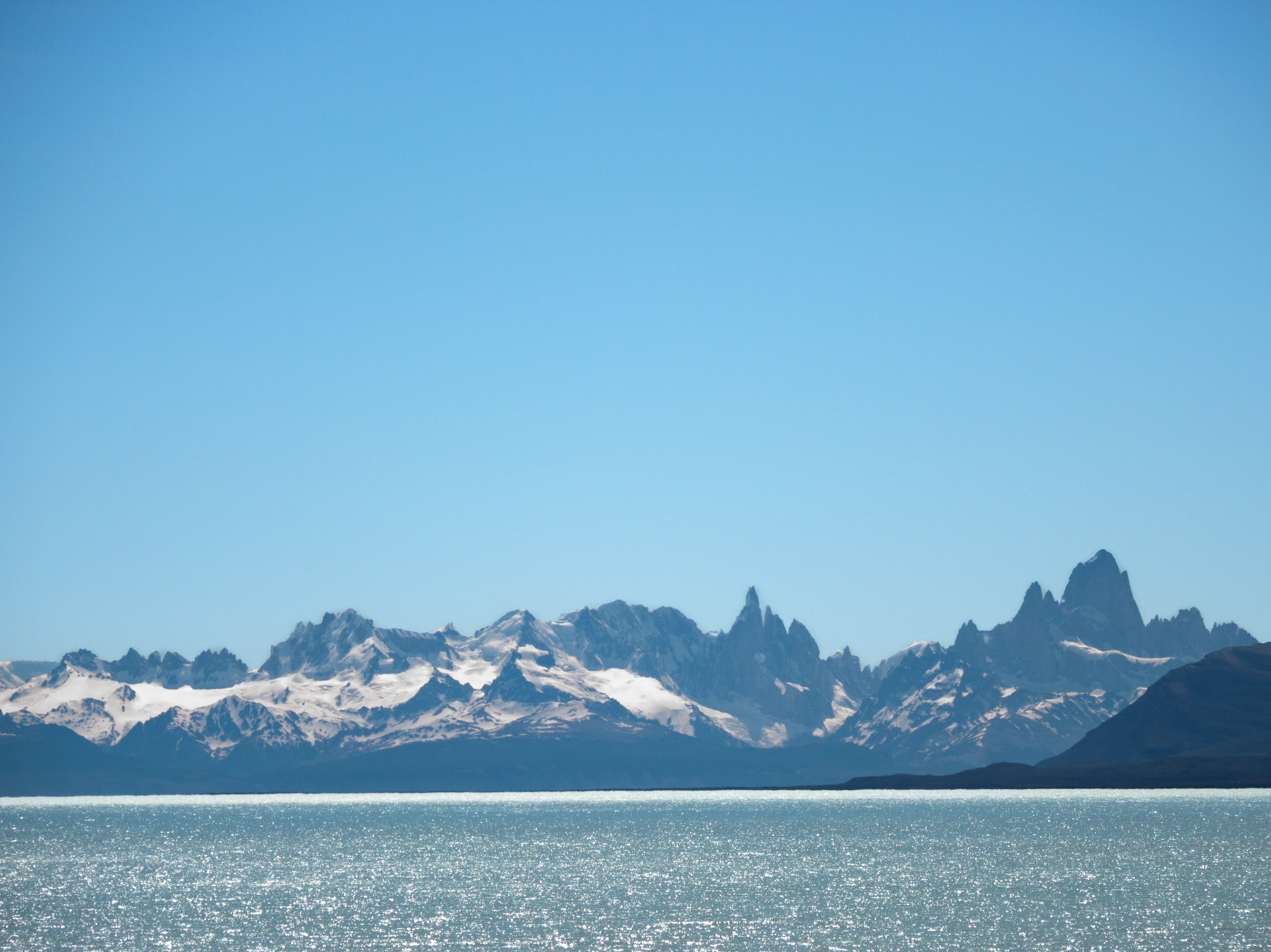 Letzter Blick auf das Fitz-Roy-Massiv