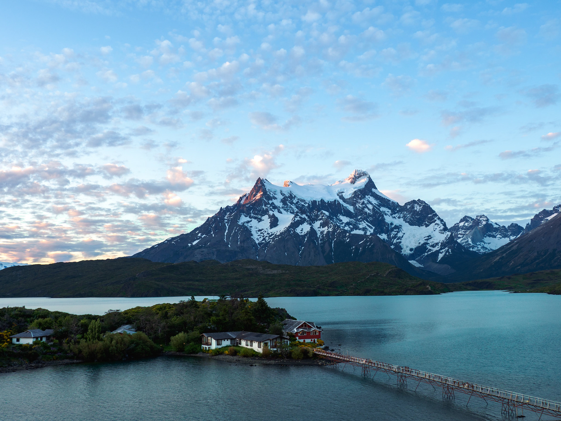 Letztes Abendlicht auf dem Cerro Paine Grande