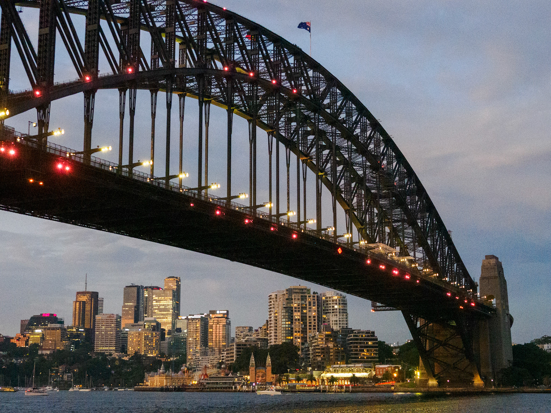 Harbour Bridge vor North Sydney
