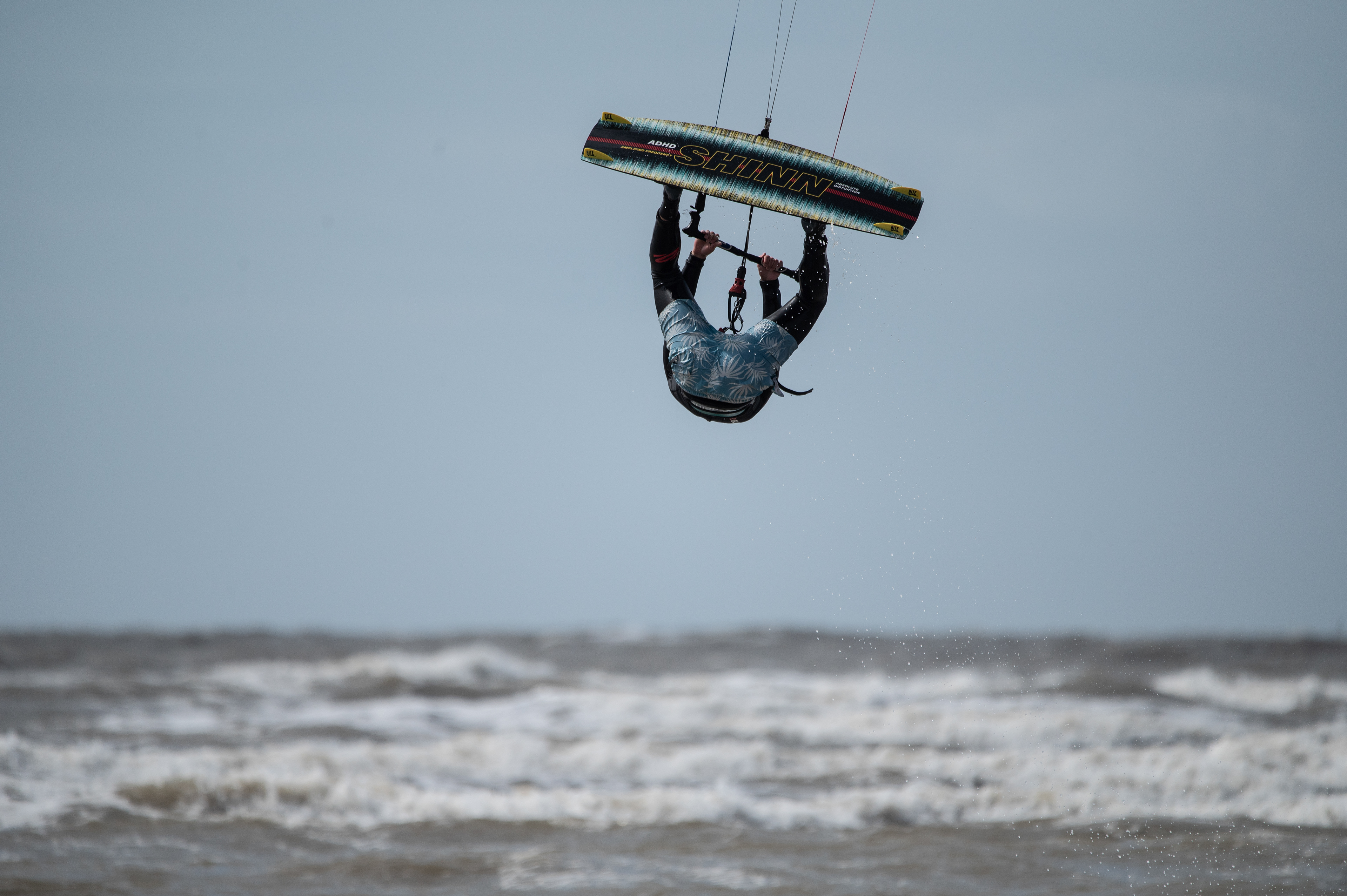 Kite surfing at Ainsdale beach