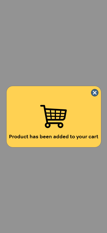 Cart Message