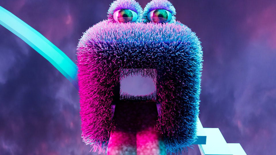 Fuzzy House Extreme Close Up
