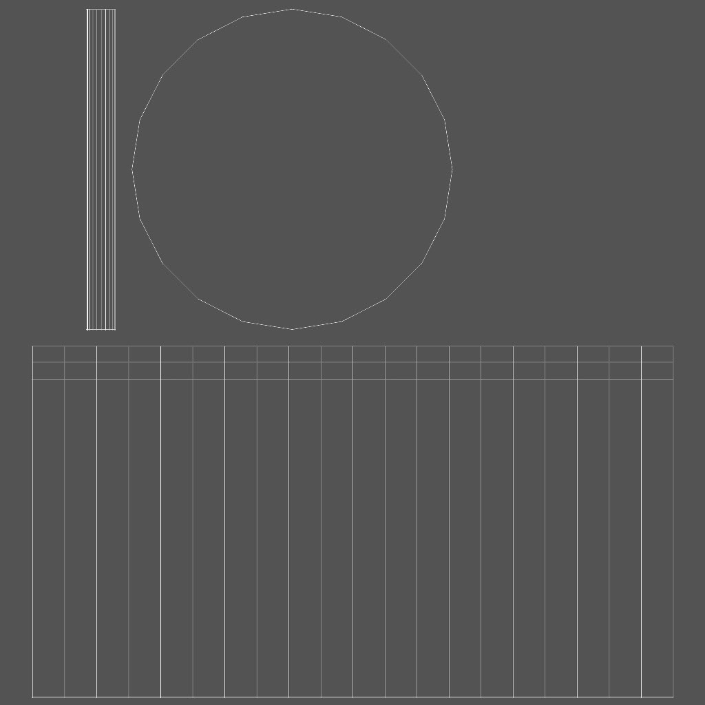 UV Map- Candle