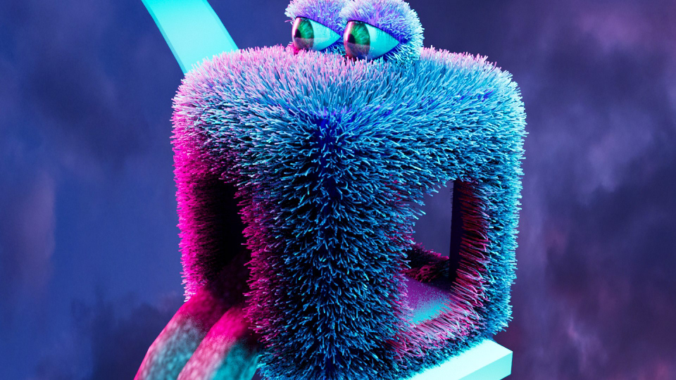 Fuzzy House Extreme Close Up
