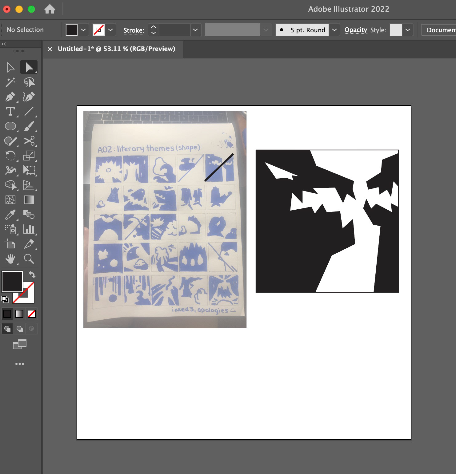 Sketch + Editing Phase Screenshot