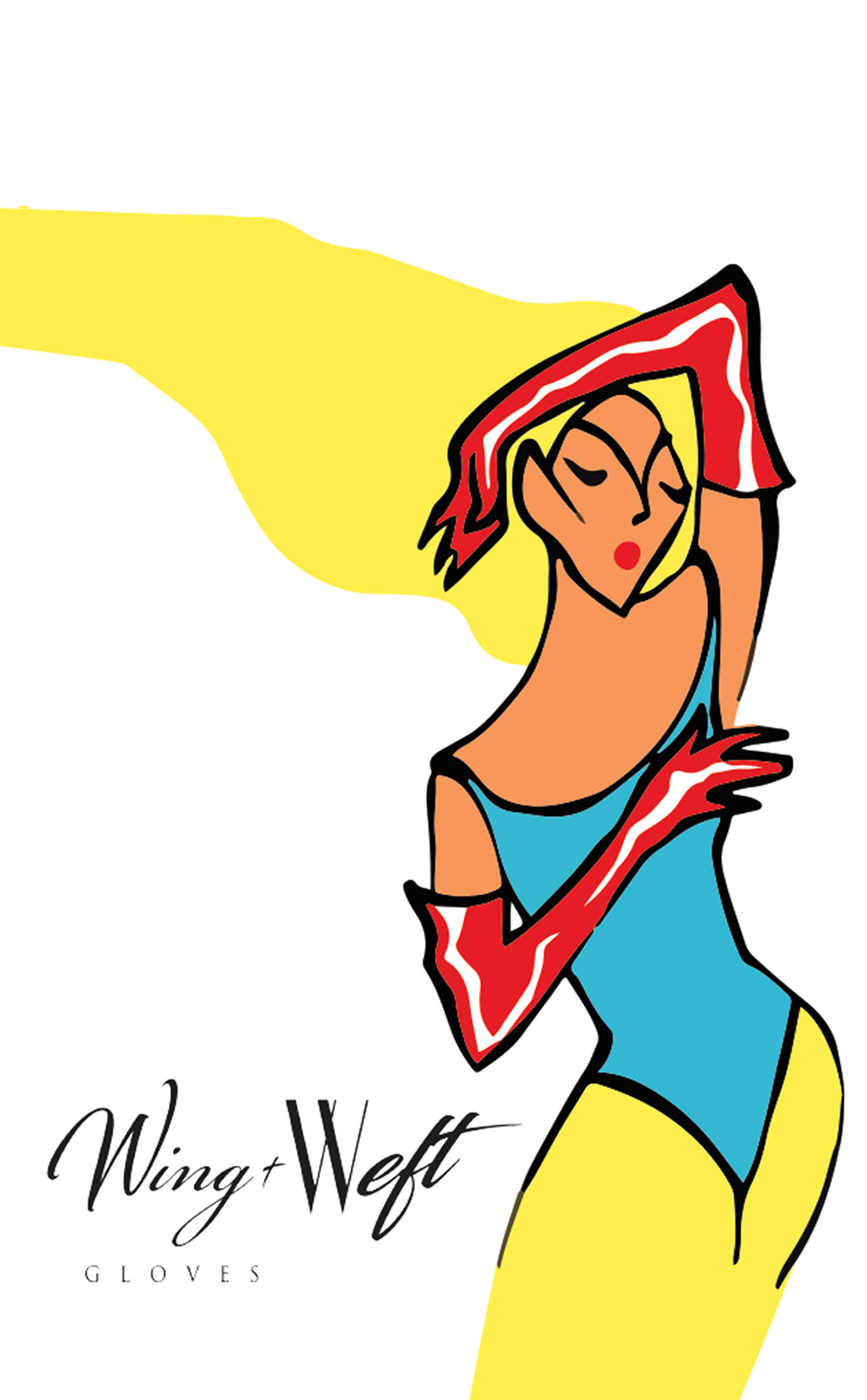 Wing + Weft tag design