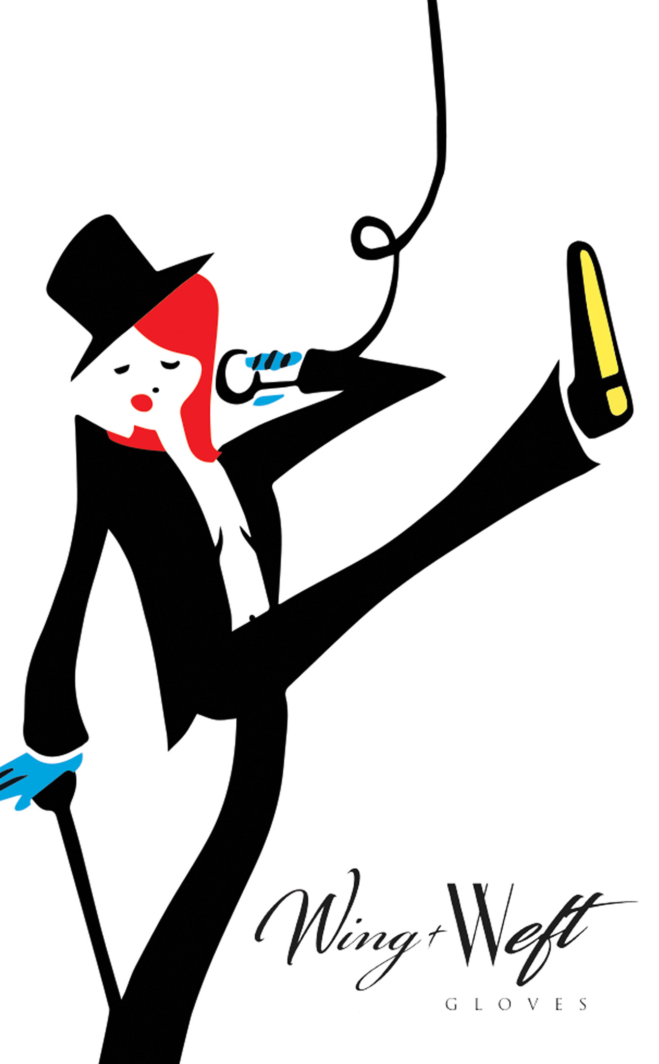 Wing + Weft tag design