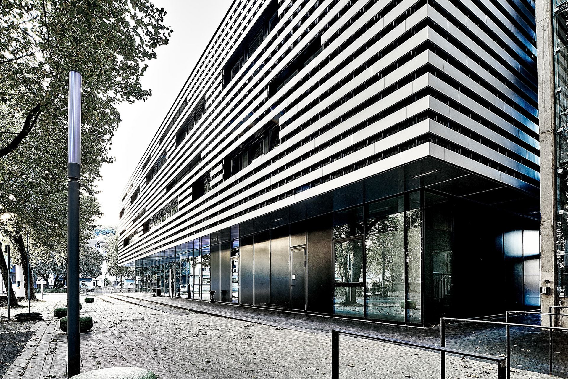 Neues Gebäude des Campus Haspel, welcher zur Bergischen Universität gehört. Der Campus Haspel beherbergt neben dem Lehrstuhl Architektur ebenfalls die Fachschaft Architektur.